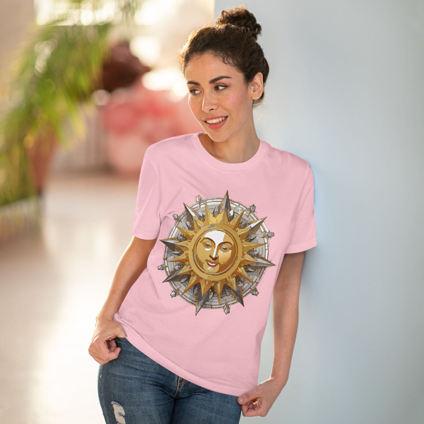 T-shirt bio avec soleil