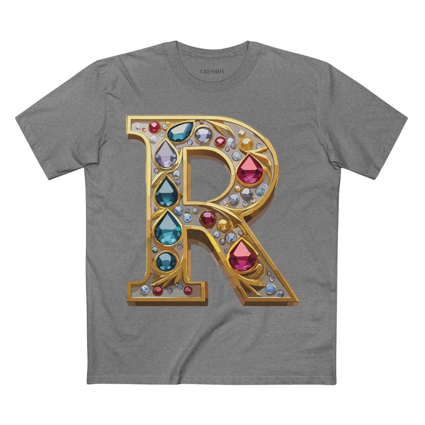 Letter Shirt, Shirt with Letters, Tee Shirt with Gold Letters