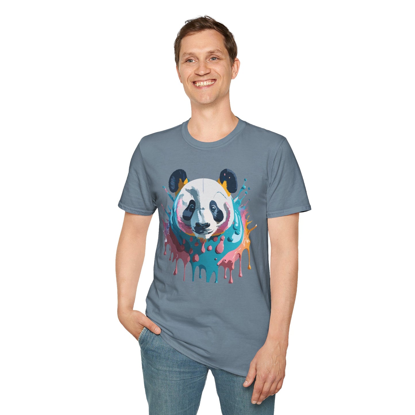 Panda Shirt, T Shirt with Panda, Animal Shirt, Tee Shirt with Animals