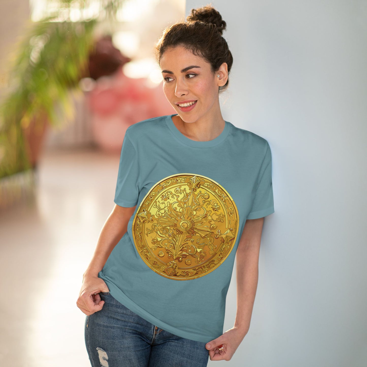 Organic T-shirt with Coin