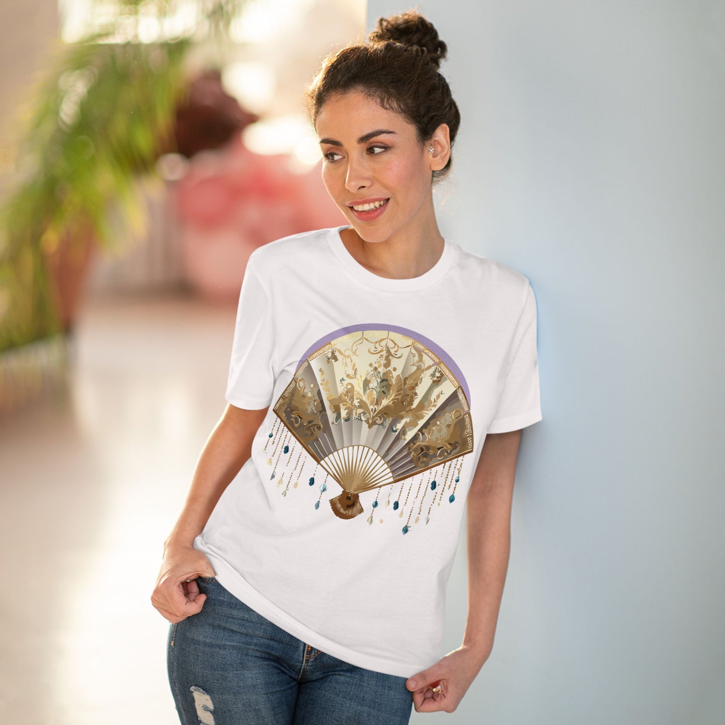 Organic T-shirt with Fan