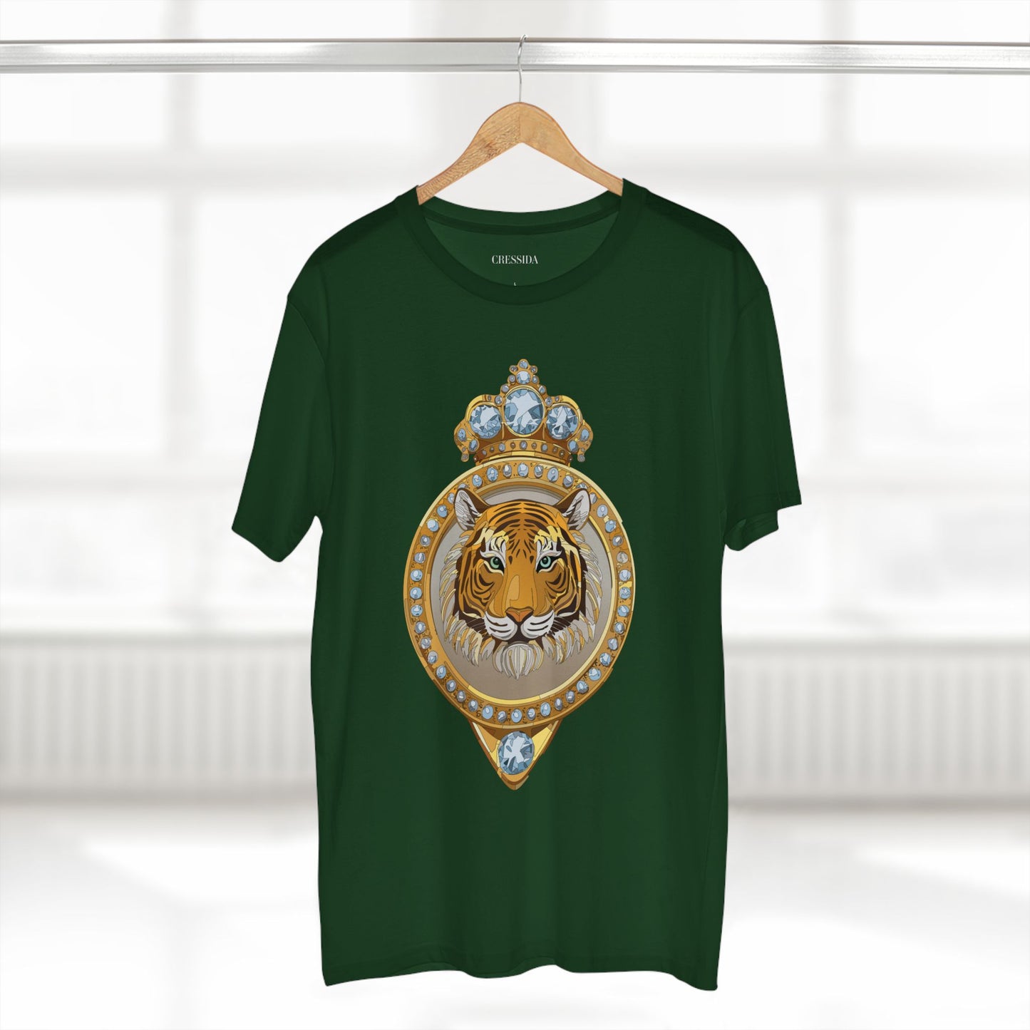 Unisex Antique Animal Medallion Premium Cotton Tee Shirt Artwork Edition