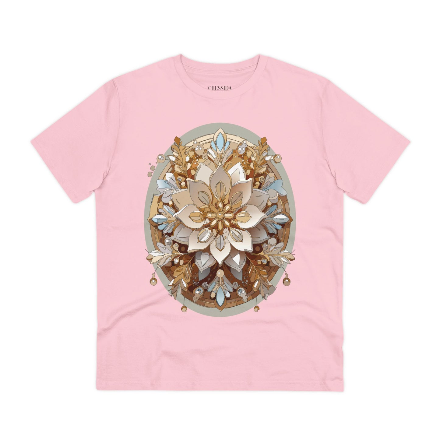 Organic T-shirt with Flower