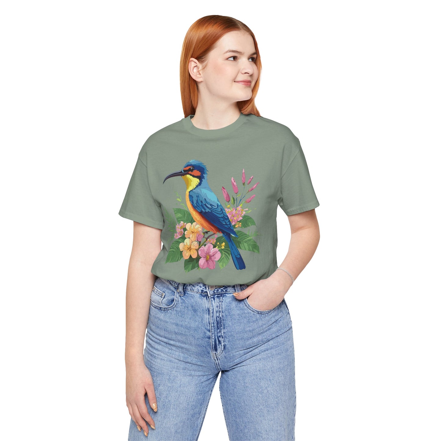Unisex Animal Shirt, Tee Shirt with Animals, Art Design Tee Shirt, Wild Animals Shirt