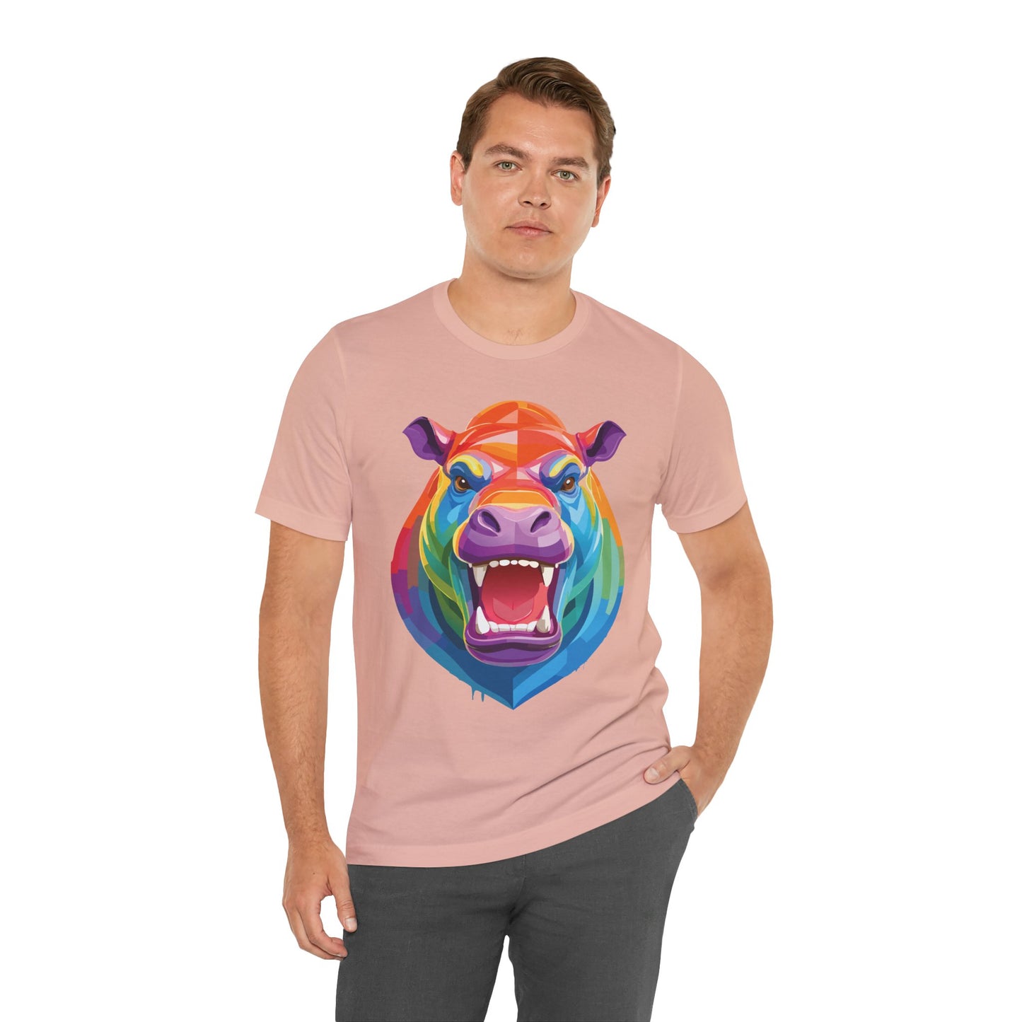 Unisex Animal Shirt, Tee Shirt with Animals, Art Design Tee Shirt, Wild Animals Shirt