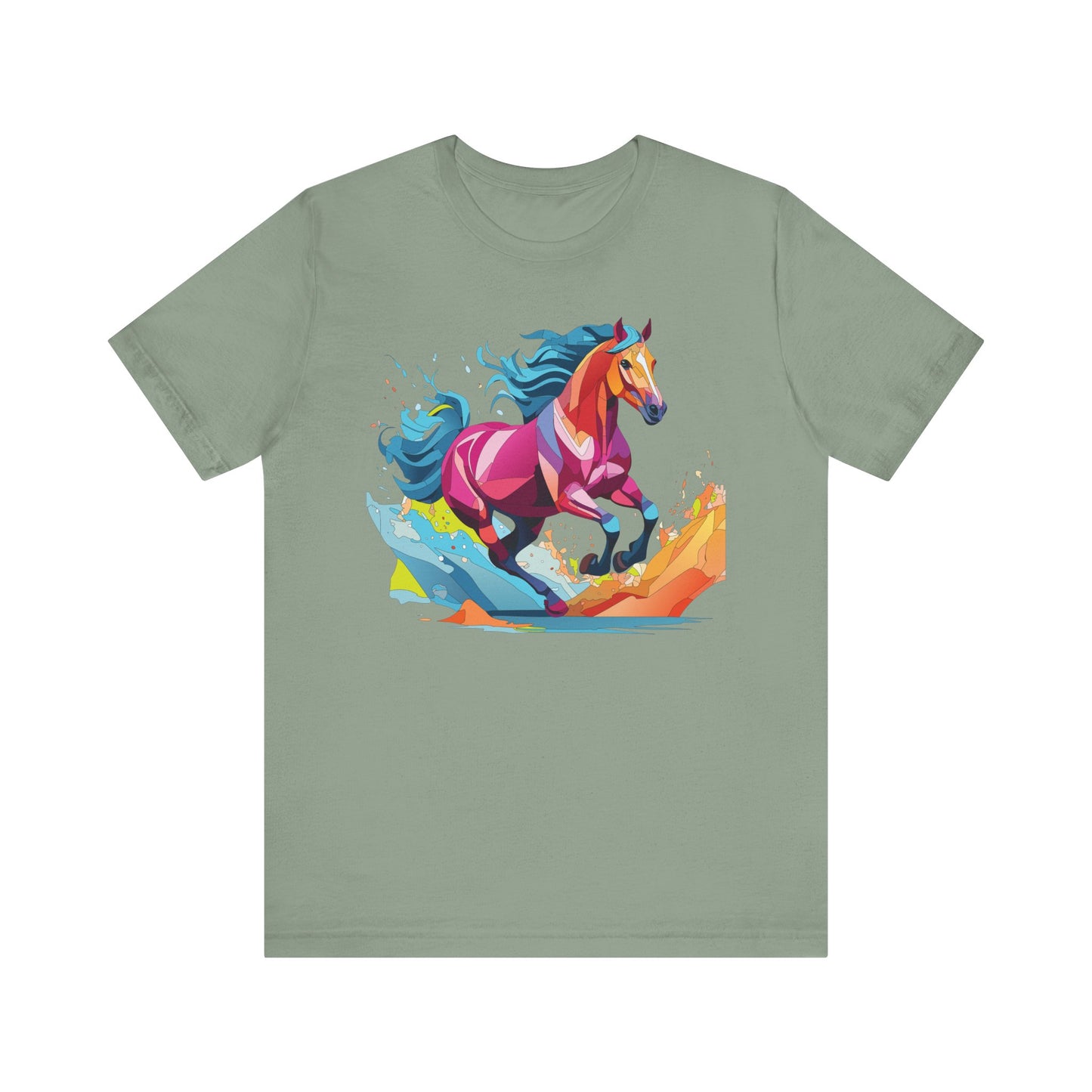 Unisex Animal Shirt, Tee Shirt with Animals, Art Design Tee Shirt, Wild Animals Shirt