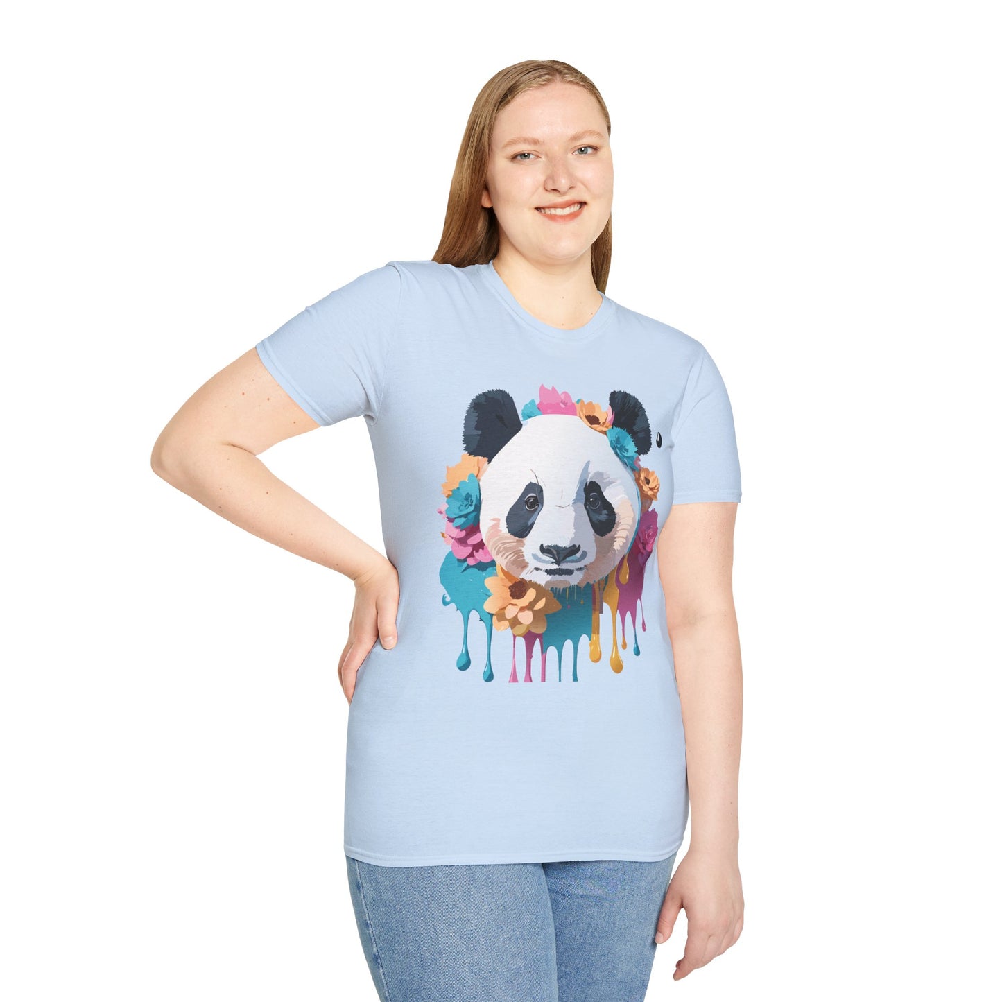 Panda Shirt, T Shirt with Panda, Animal Shirt, Tee Shirt with Animals