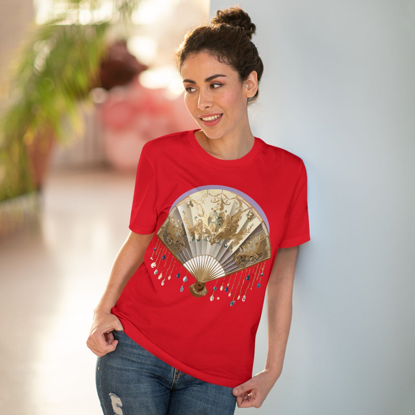 Organic T-shirt with Fan