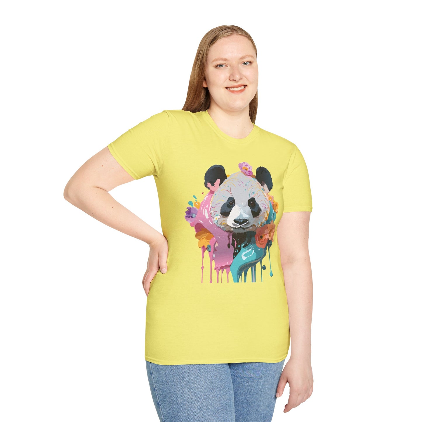 Panda Shirt, T Shirt with Panda, Animal Shirt, Tee Shirt with Animals
