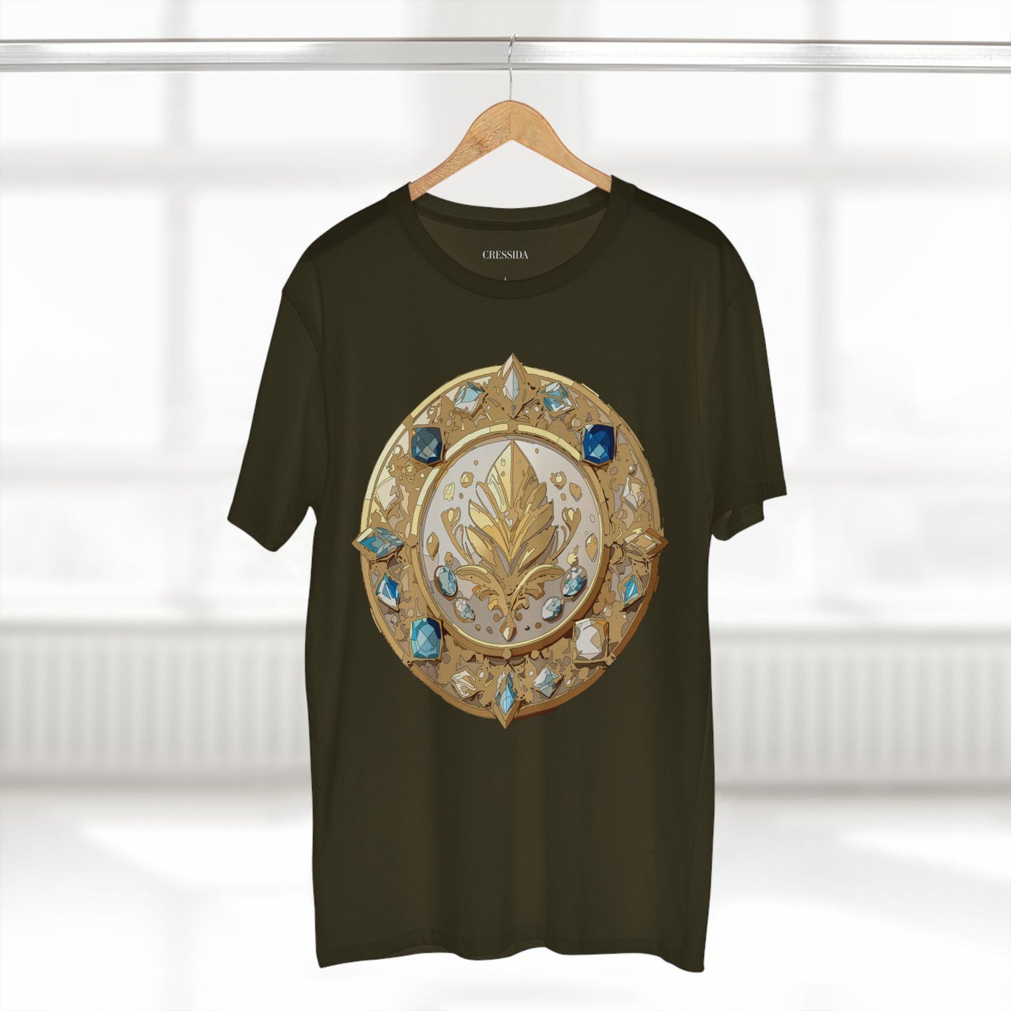 Medallion Shirt, Shirt with Medallion, Tee Shirt with Medal