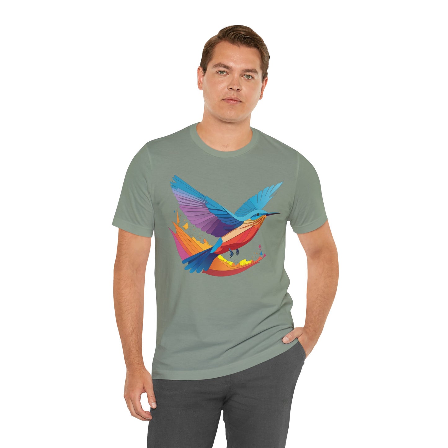 Unisex Animal Shirt, Tee Shirt with Animals, Art Design Tee Shirt, Wild Animals Shirt