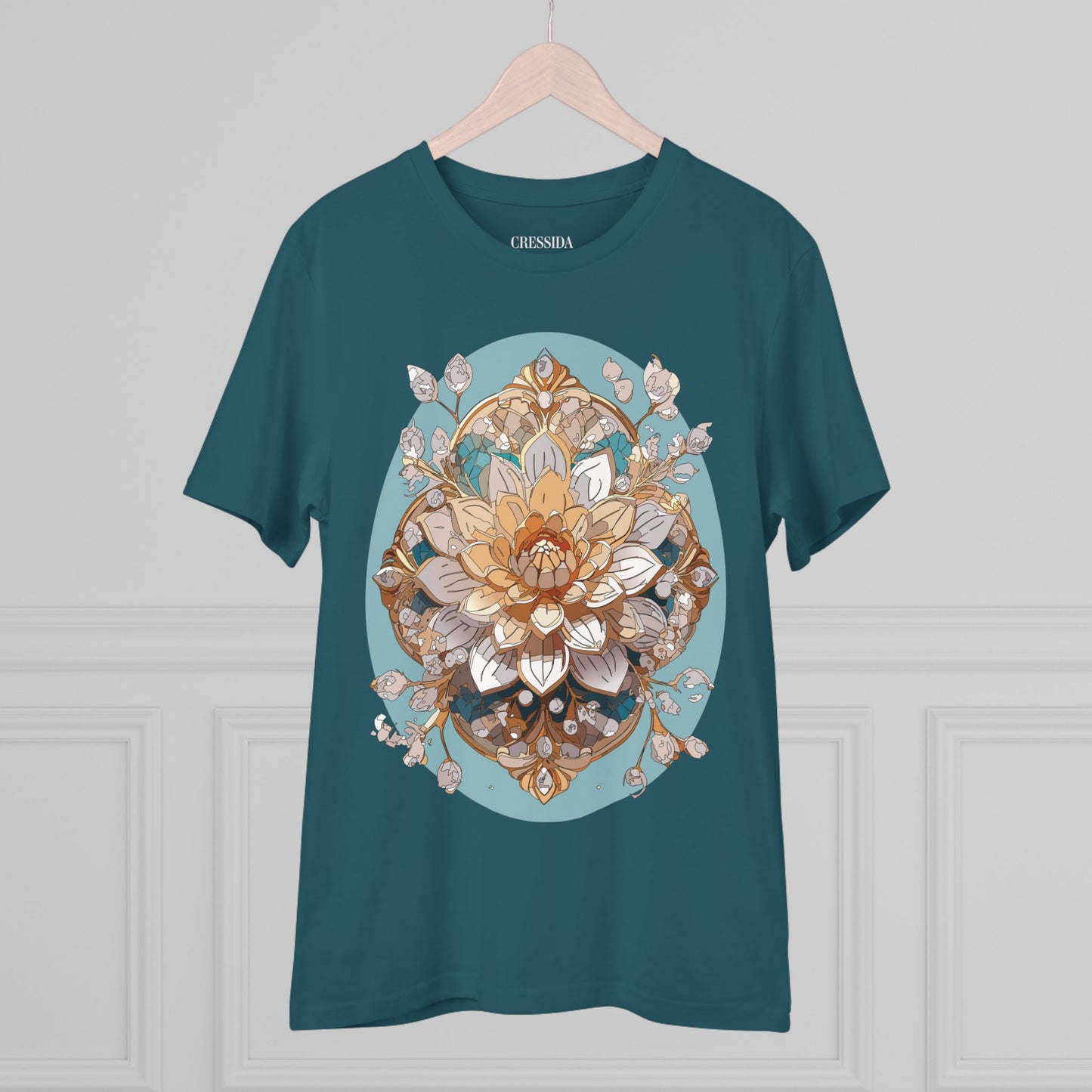 Organic T-shirt with Flower