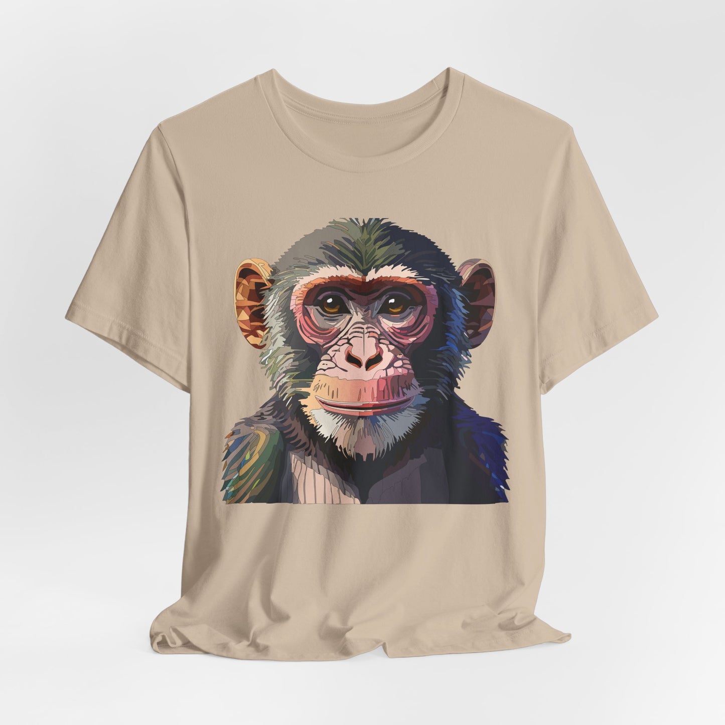 Unisex Animal Shirt, Tee Shirt with Animals, Art Design Tee Shirt, Wild Animals Shirt