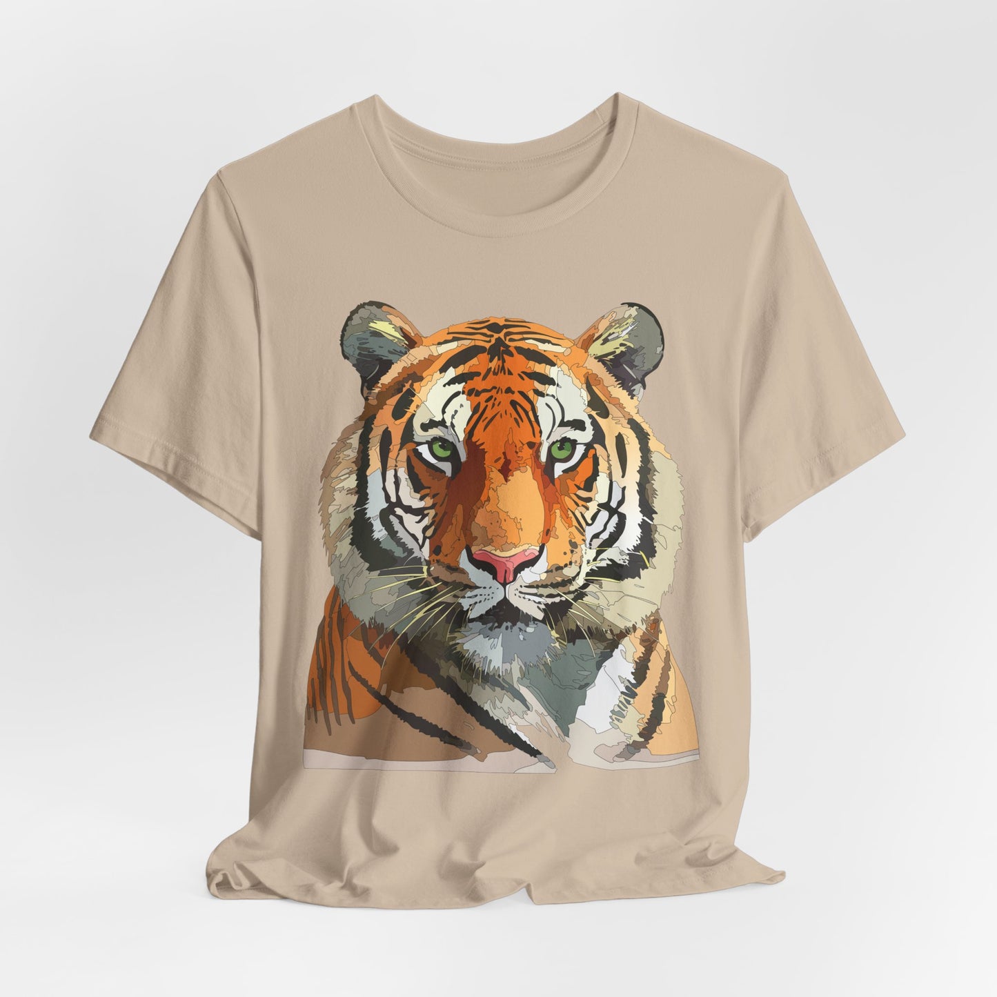 Unisex Animal Shirt, Tee Shirt with Animals, Art Design Tee Shirt, Wild Animals Shirt