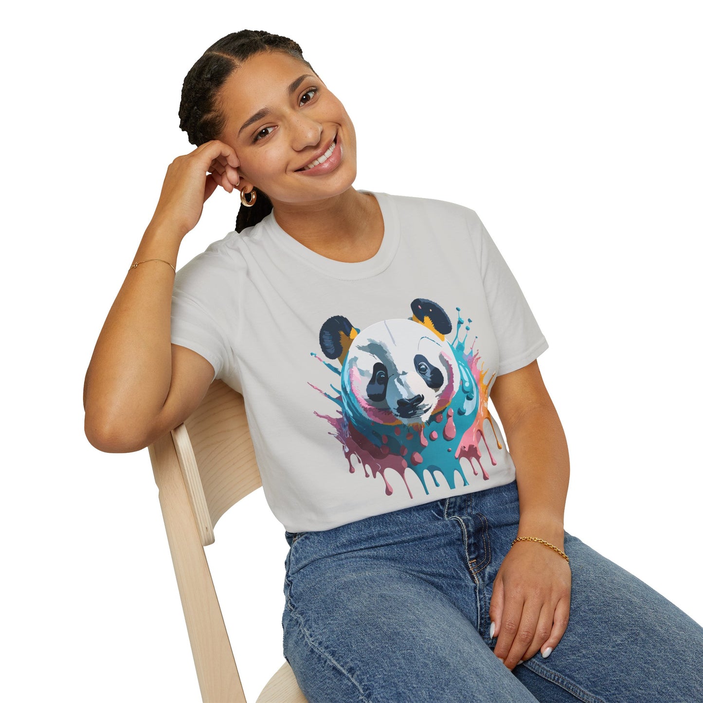 Panda Shirt, T Shirt with Panda, Animal Shirt, Tee Shirt with Animals