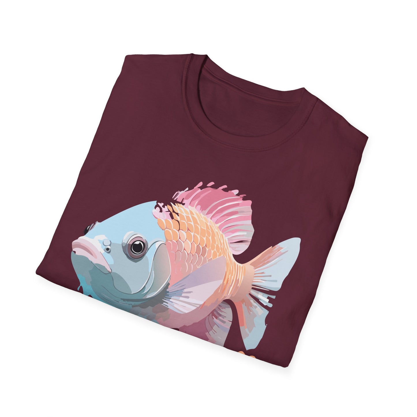 Copy of Fish Art Design Shirt, T Shirt with Fish, Graphic Shirt, Tee Shirt with Graphic Design, Shirt with Fish Graphic Art