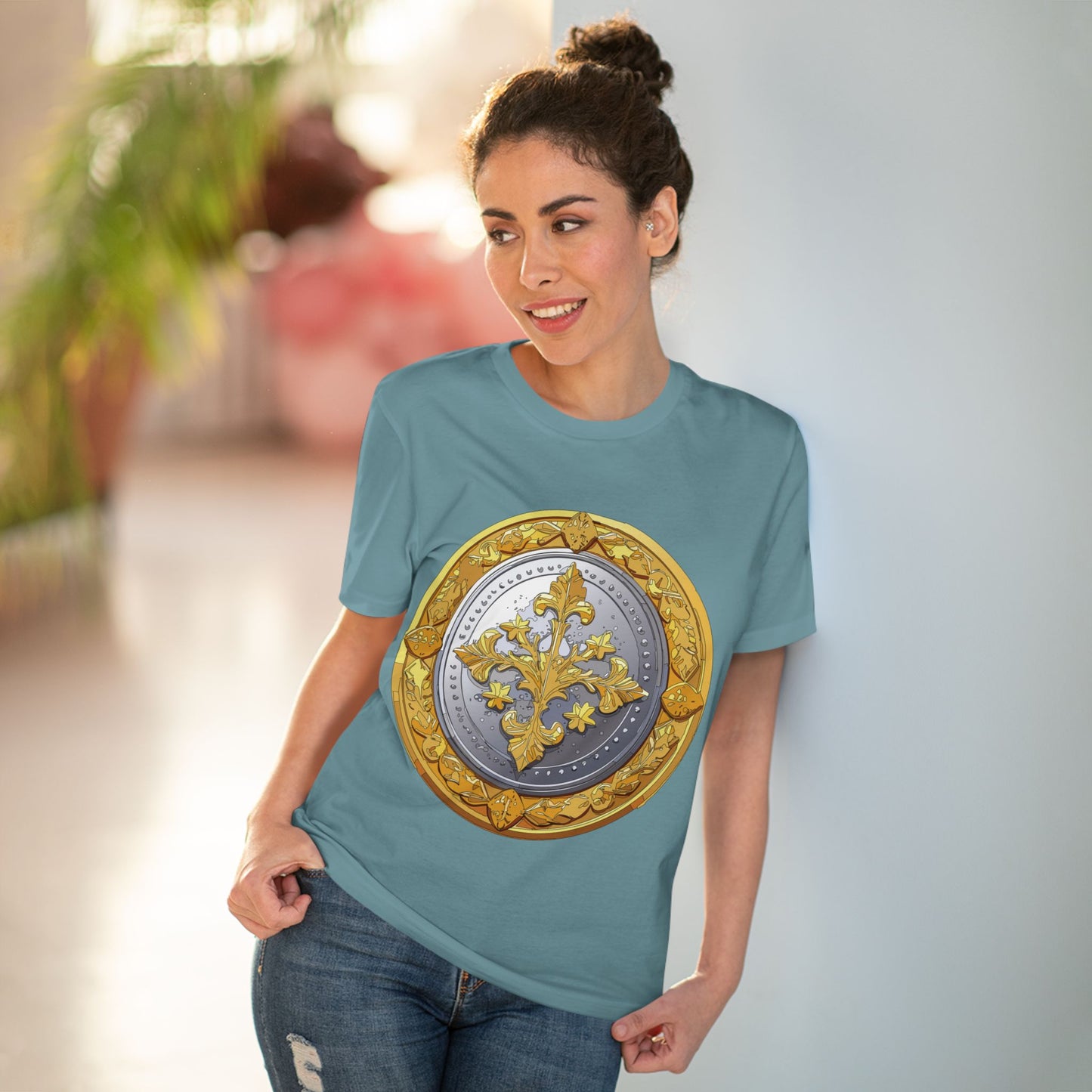 Organic T-shirt with Coin