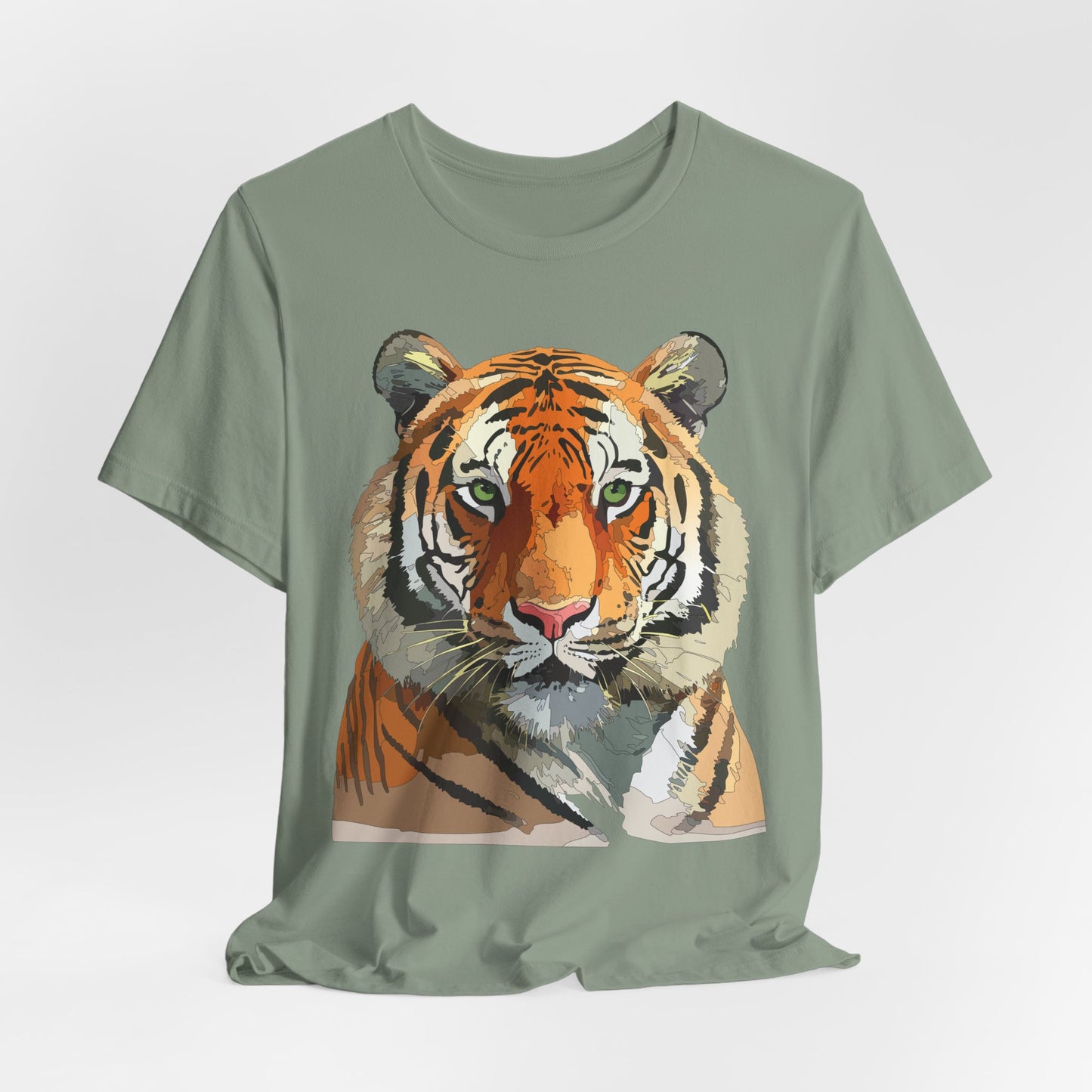Unisex Animal Shirt, Tee Shirt with Animals, Art Design Tee Shirt, Wild Animals Shirt