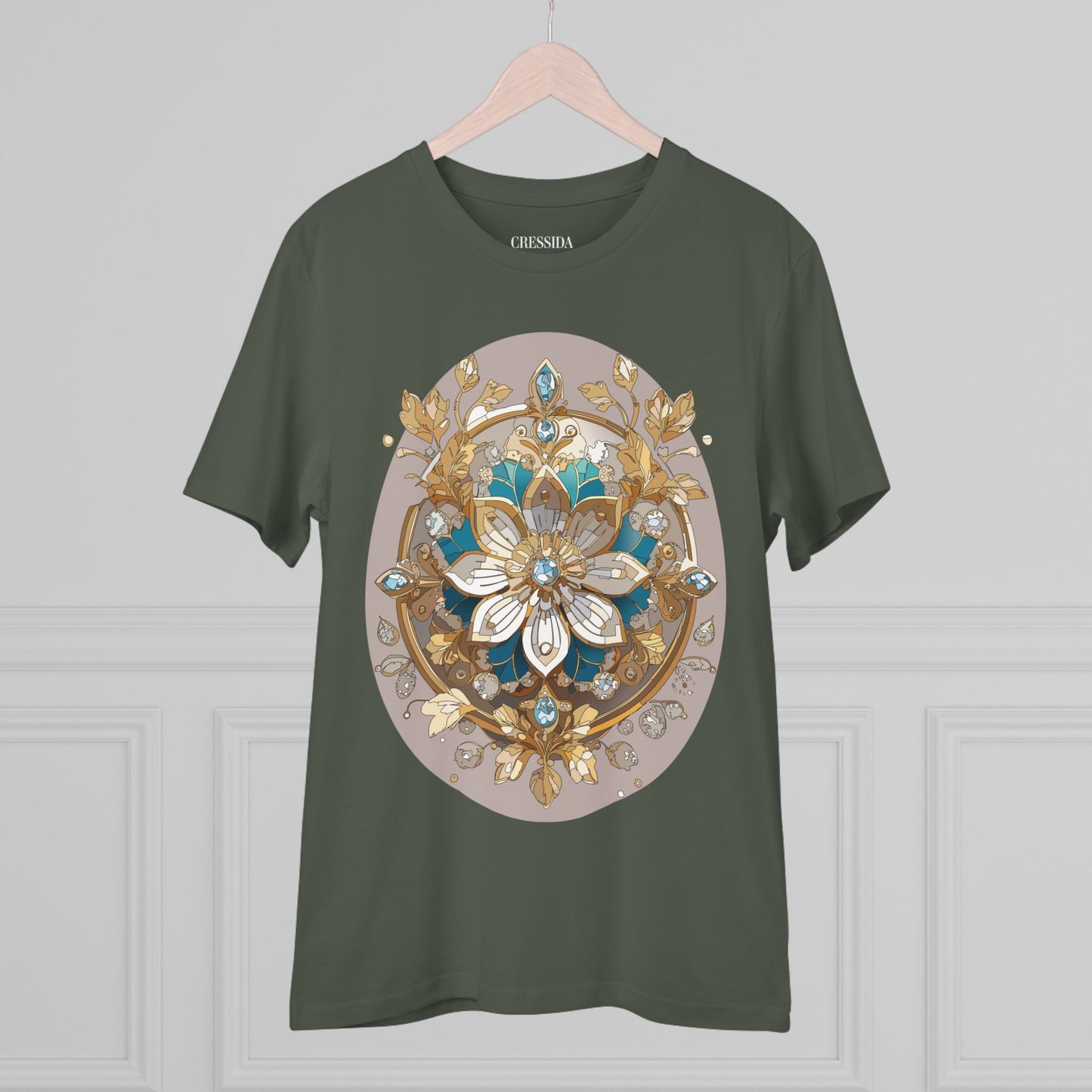 Organic T-shirt with Flower