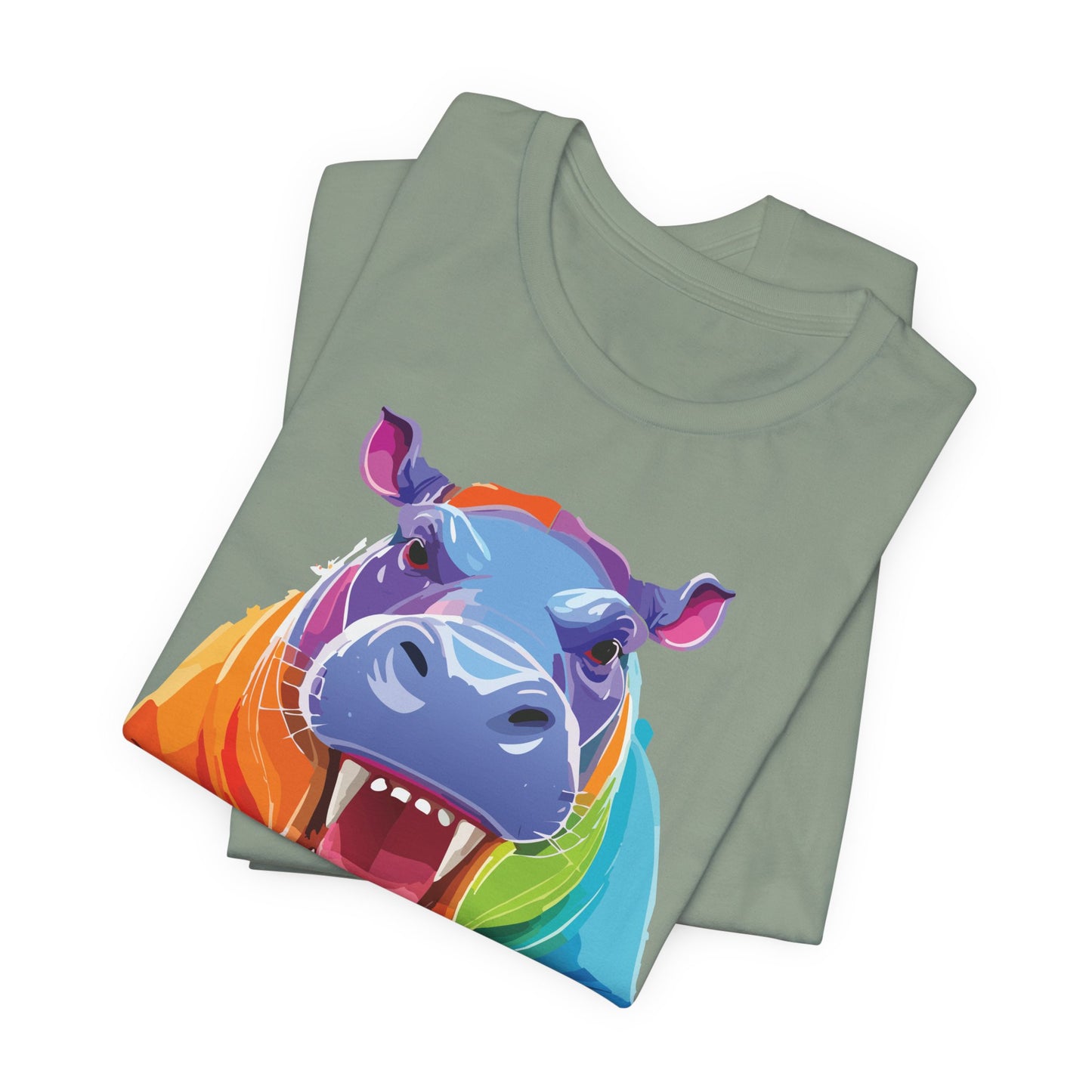 Unisex Animal Shirt, Tee Shirt with Animals, Art Design Tee Shirt, Wild Animals Shirt