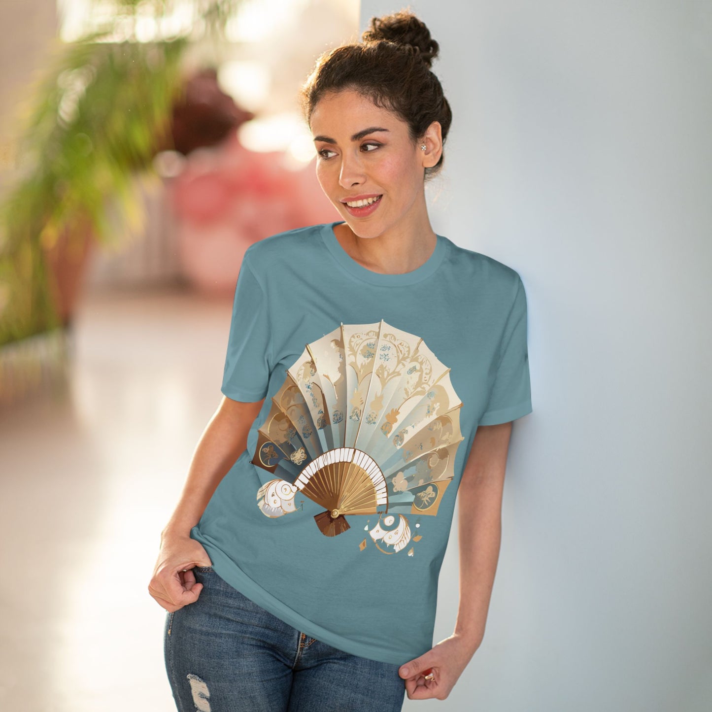 Organic T-shirt with Fan