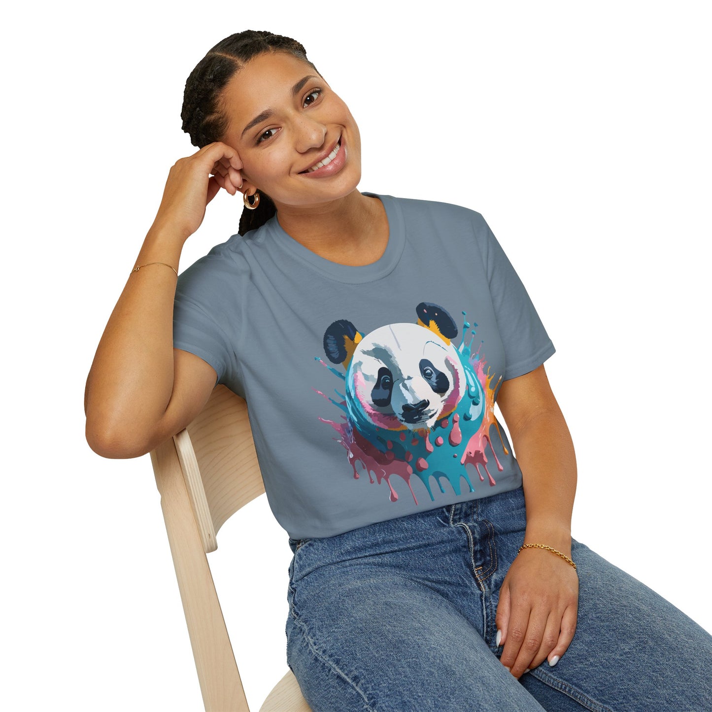 Panda Shirt, T Shirt with Panda, Animal Shirt, Tee Shirt with Animals