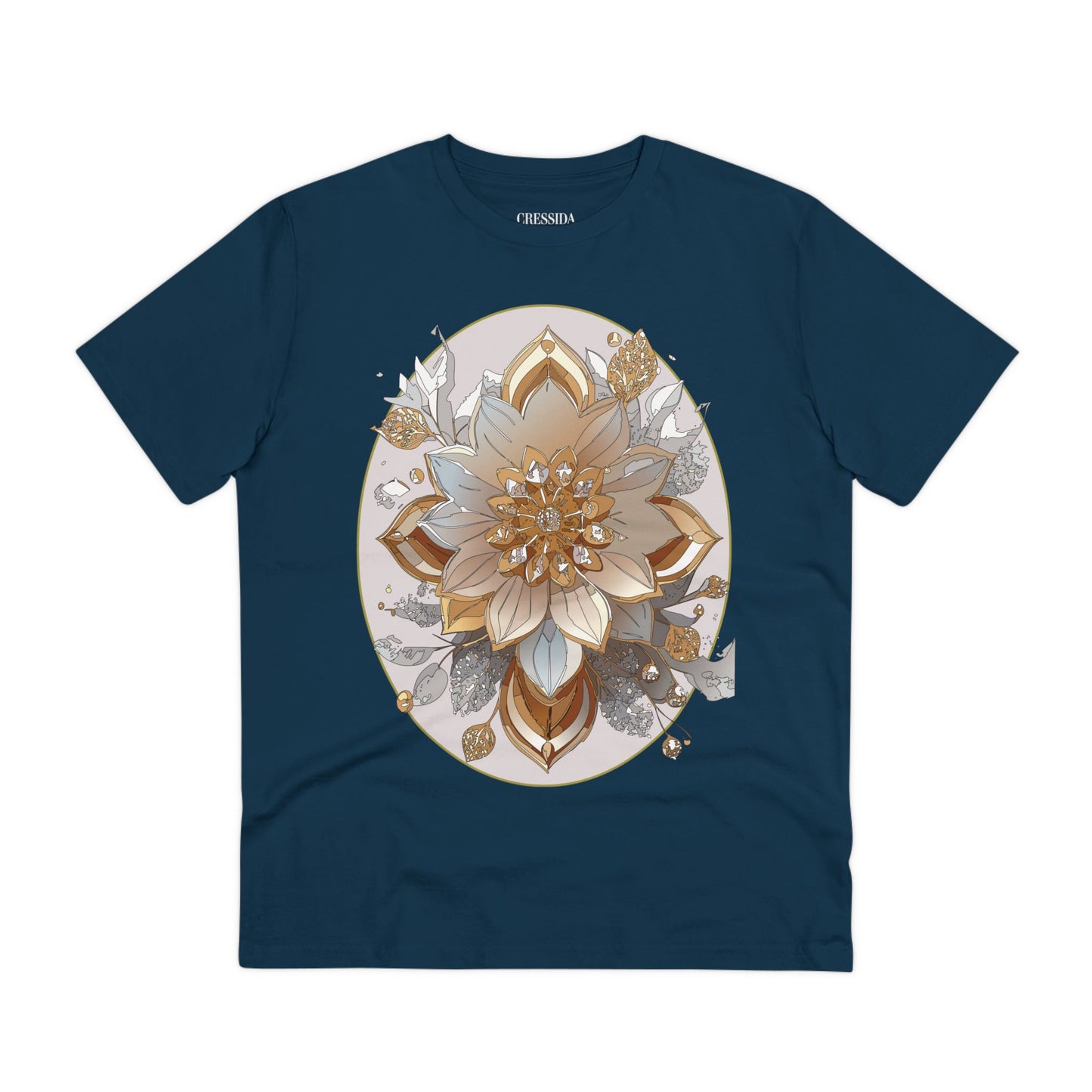 Organic T-shirt with Flower