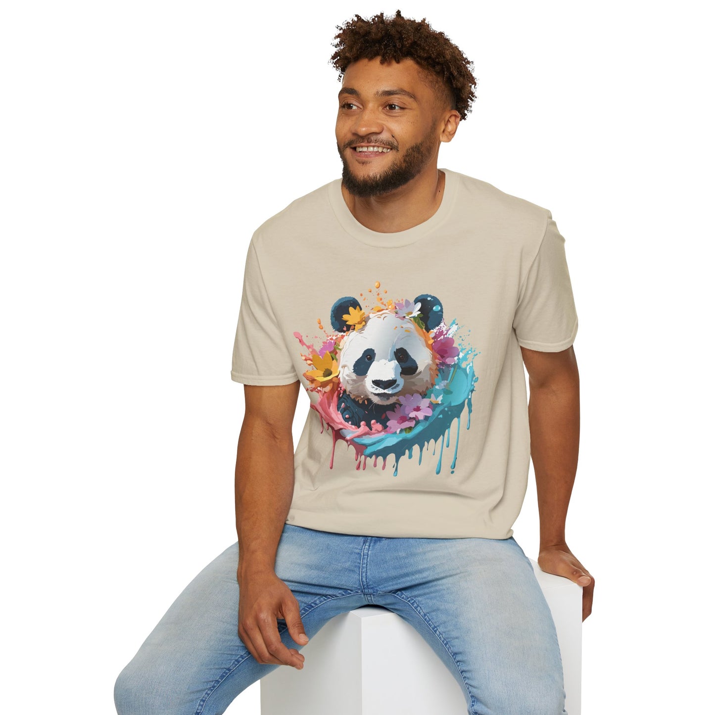 Panda Shirt, T Shirt with Panda, Animal Shirt, Tee Shirt with Animals