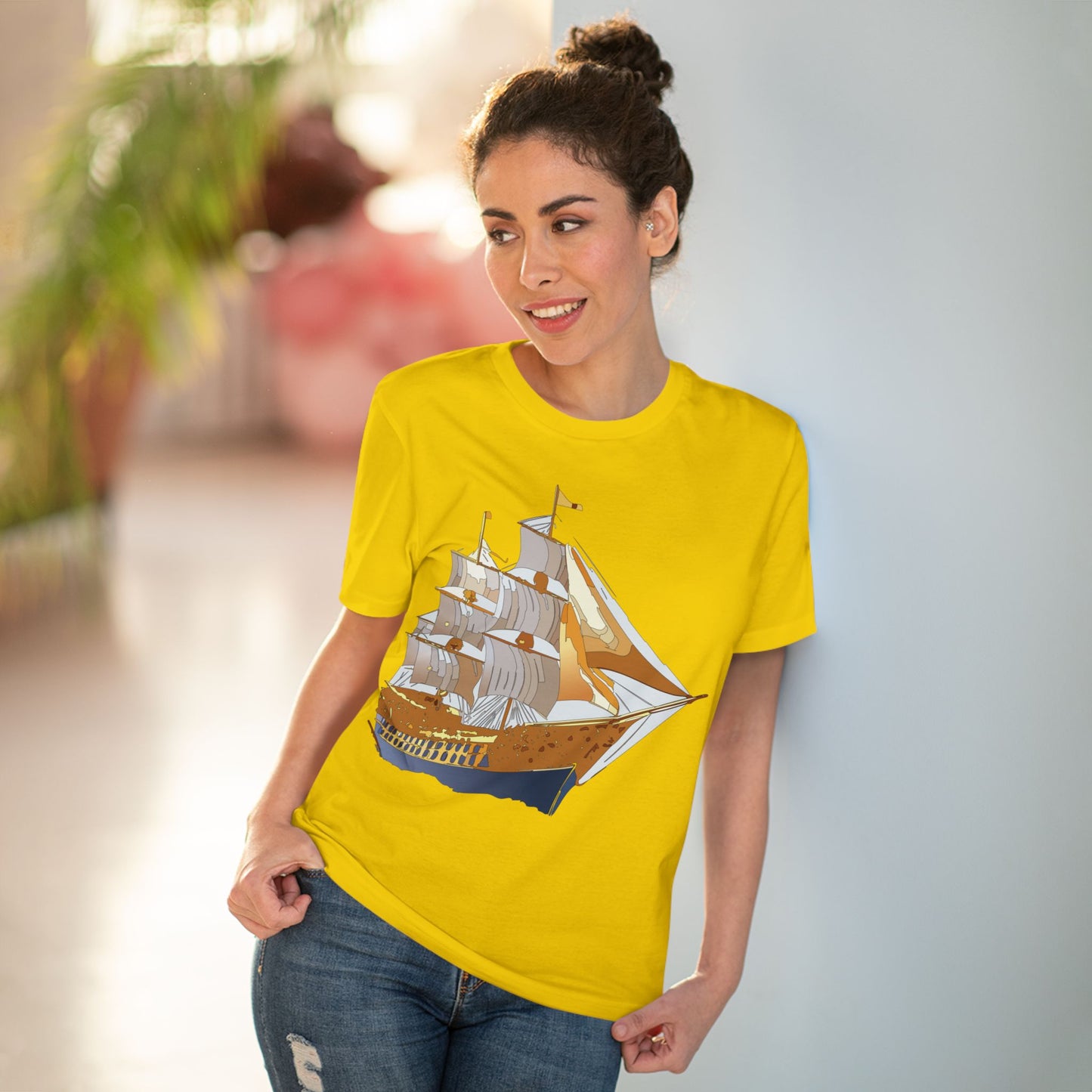 Organic T-shirt with Ship