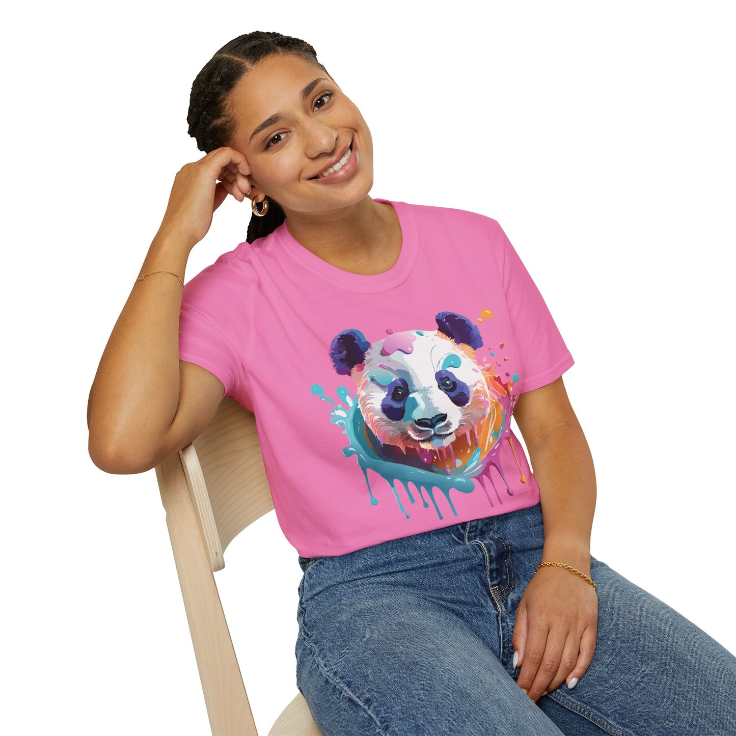 Panda Shirt, T Shirt with Panda, Animal Shirt, Tee Shirt with Animals