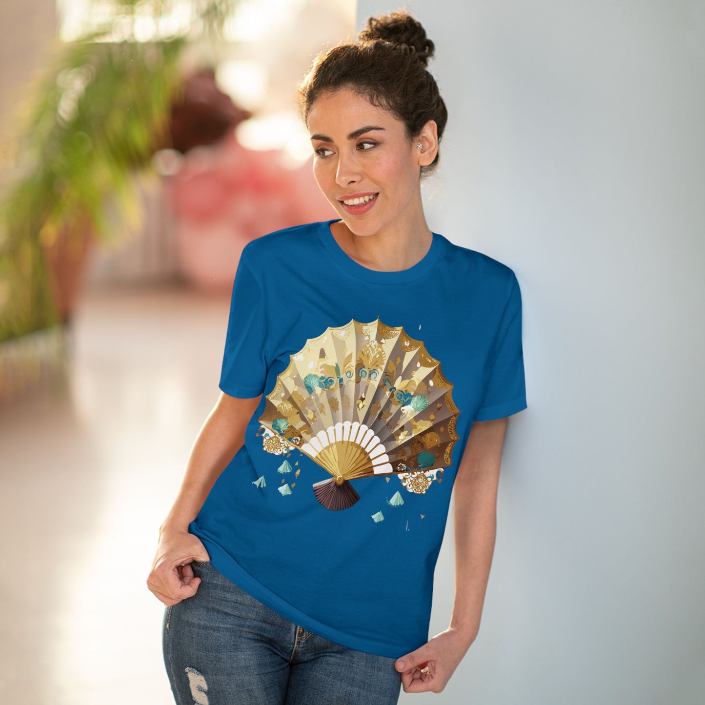 Organic T-shirt with Fan