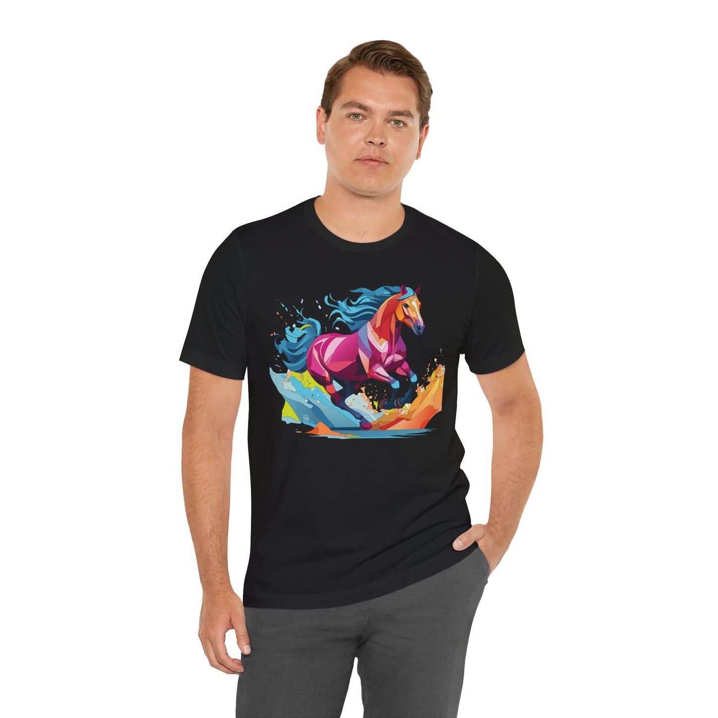 Unisex Animal Shirt, Tee Shirt with Animals, Art Design Tee Shirt, Wild Animals Shirt