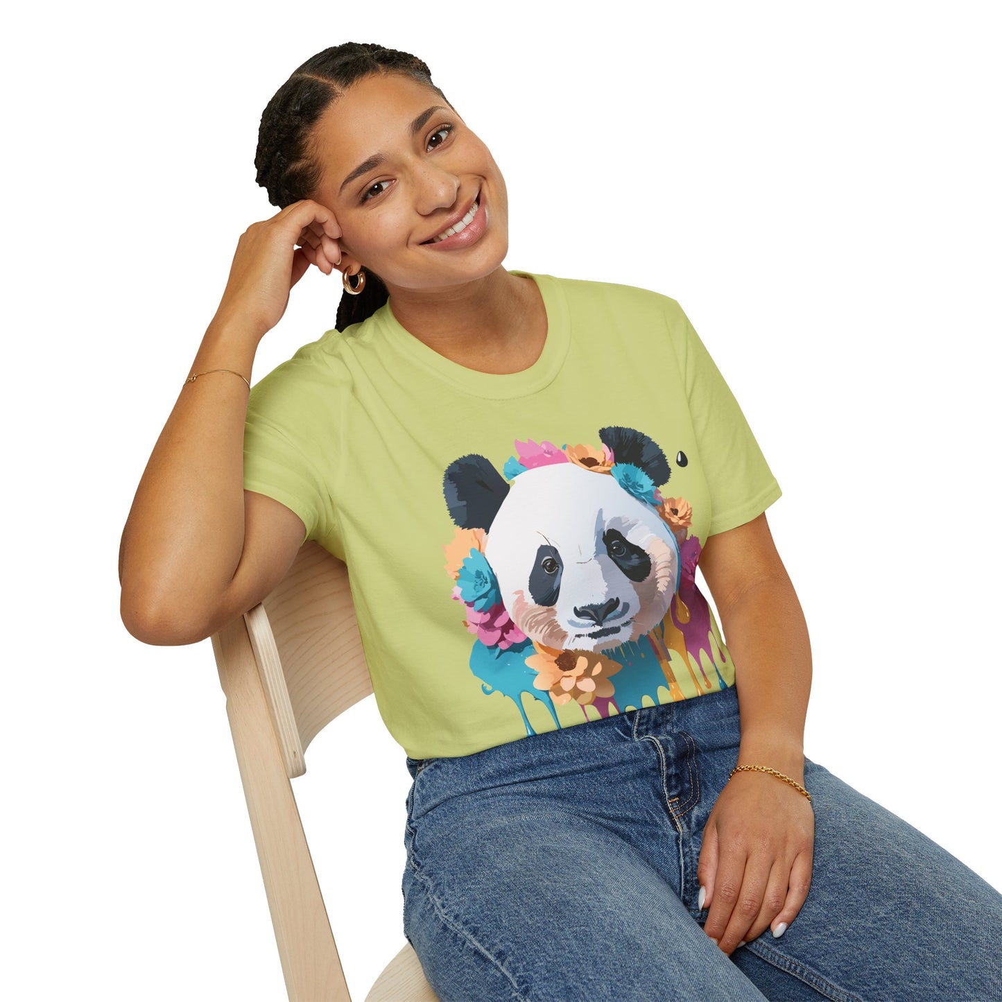 Panda Shirt, T Shirt with Panda, Animal Shirt, Tee Shirt with Animals