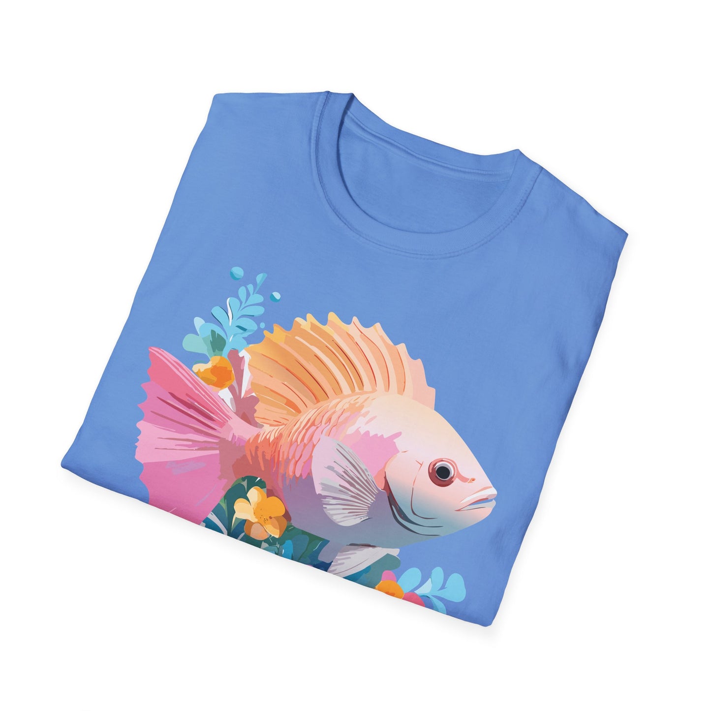 Fish Art Design Shirt, T Shirt with Fish, Graphic Shirt, Tee Shirt with Graphic Design, Shirt with Fish Graphic Art