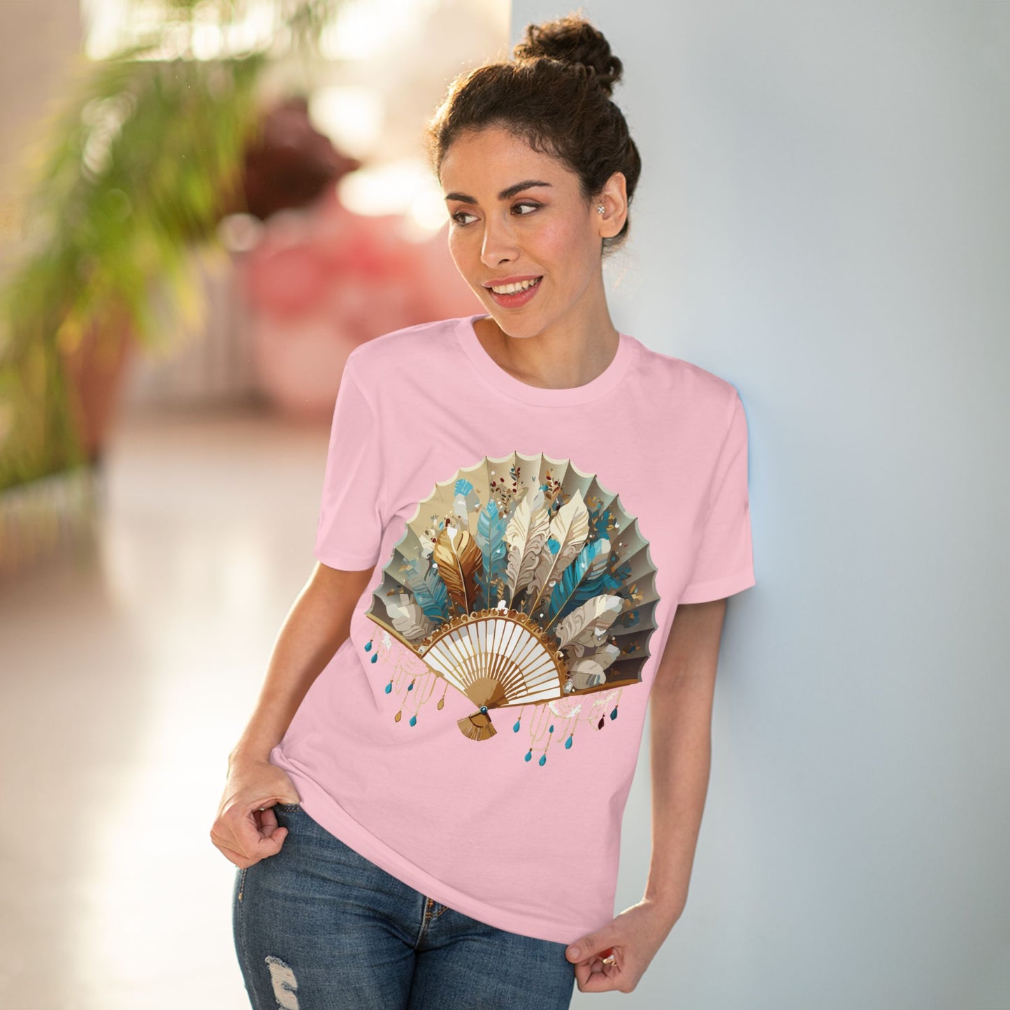 Organic T-shirt with Fan