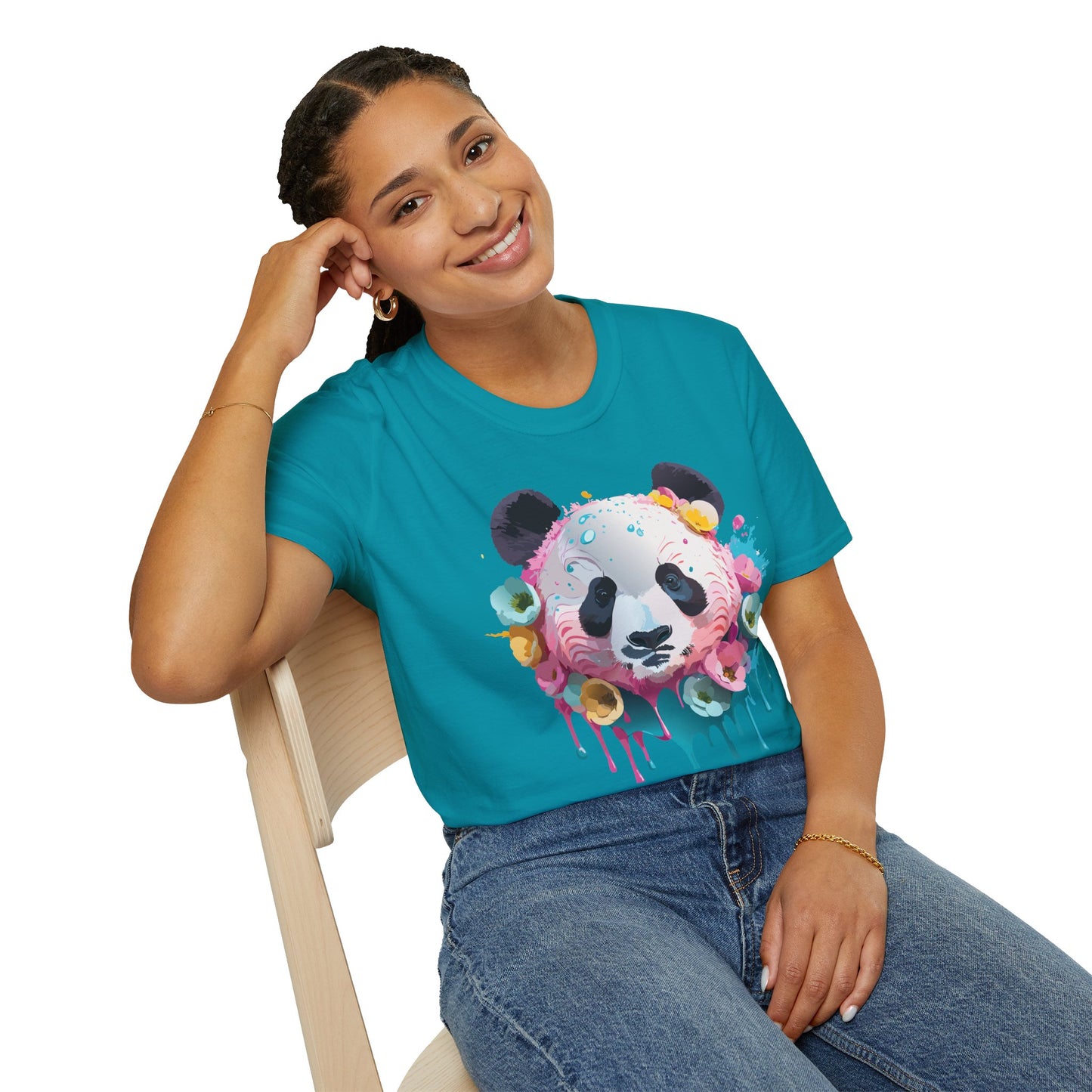 Panda Shirt, T Shirt with Panda, Animal Shirt, Tee Shirt with Animals