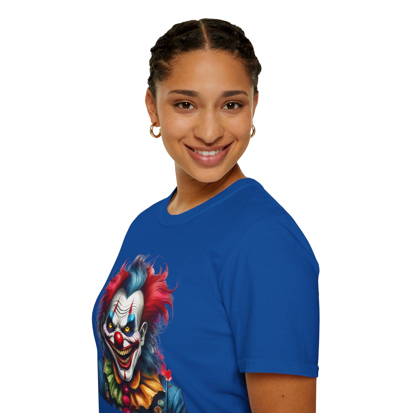 Clown Shirt, T Shirt with Clown, Funny Man Shirt, Tee Shirt with Funny Man, Circus Shirt, Shirt with Circus, Scary Man Shirt, Shirt with Scary Man