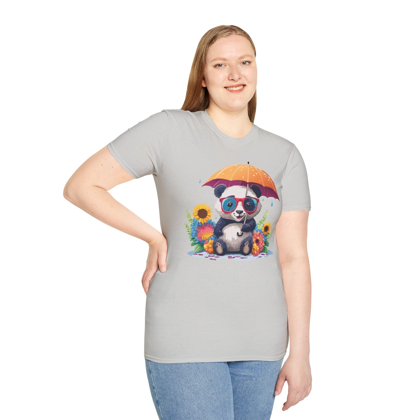 Panda Shirt, T Shirt with Panda, Animal Shirt, Tee Shirt with Animals