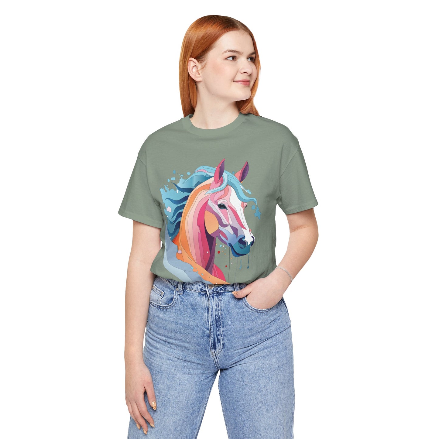 Unisex Animal Shirt, Tee Shirt with Animals, Art Design Tee Shirt, Wild Animals Shirt