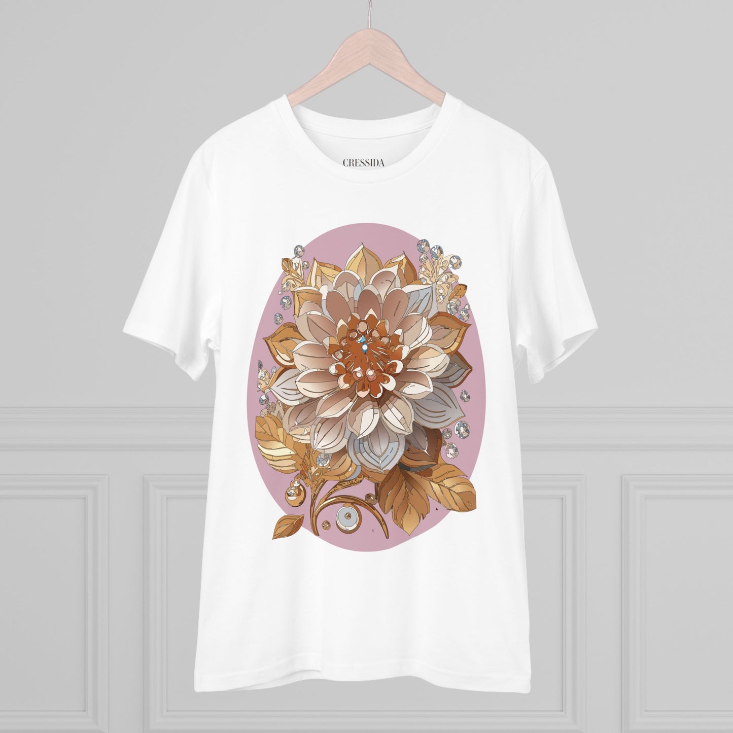 Organic T-shirt with Flower