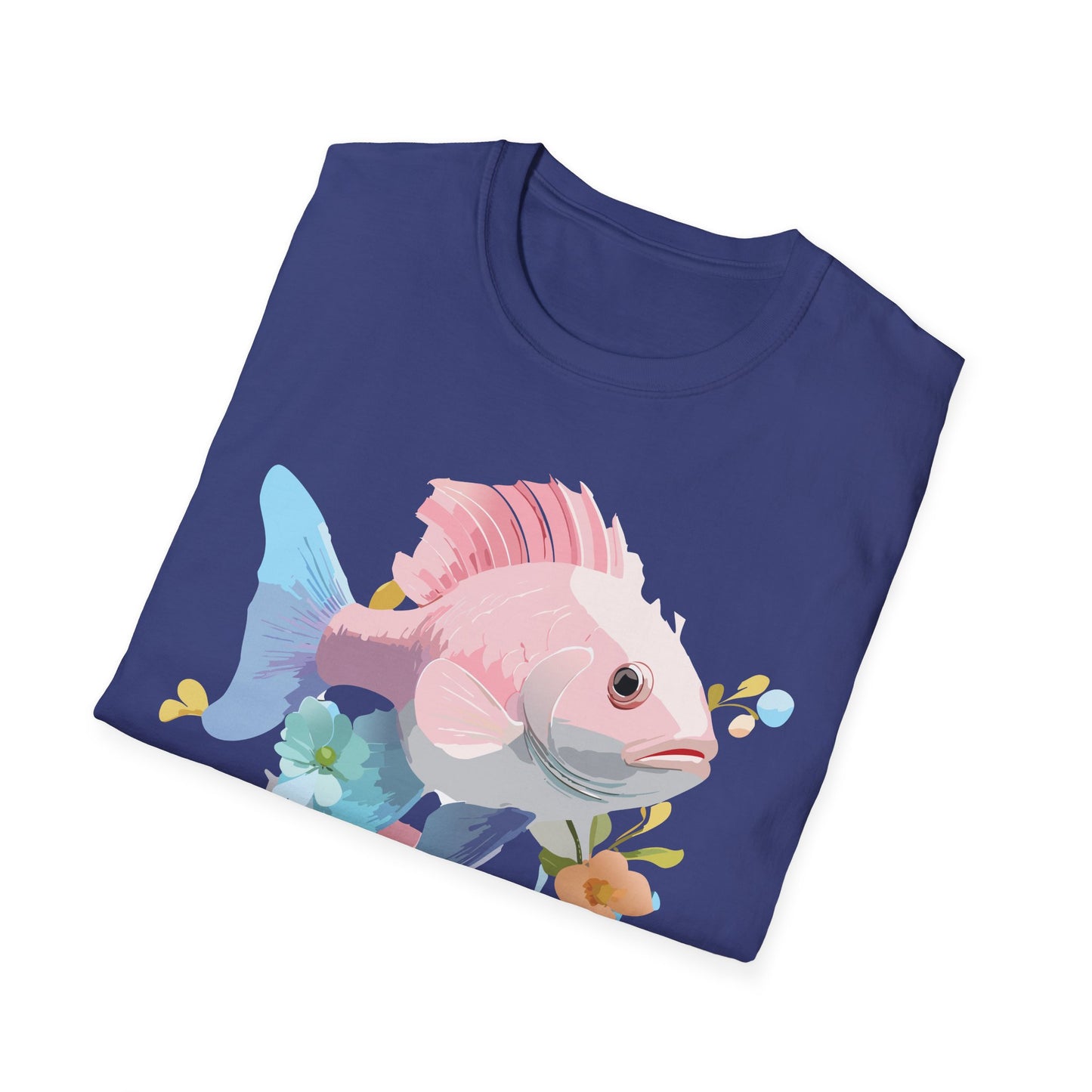 Fish Art Design Shirt, T Shirt with Fish, Graphic Shirt, Tee Shirt with Graphic Design, Shirt with Fish Graphic Art