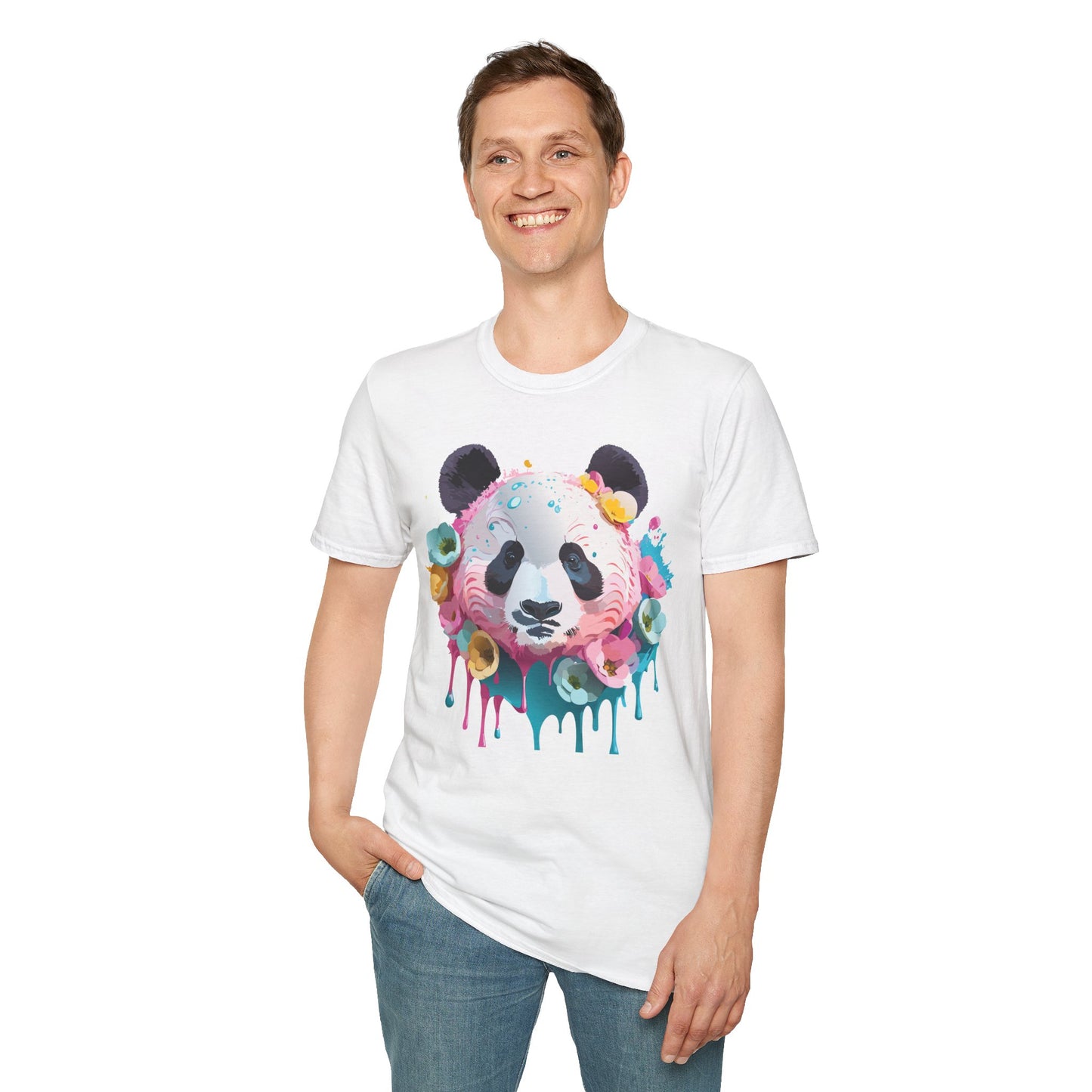 Panda Shirt, T Shirt with Panda, Animal Shirt, Tee Shirt with Animals