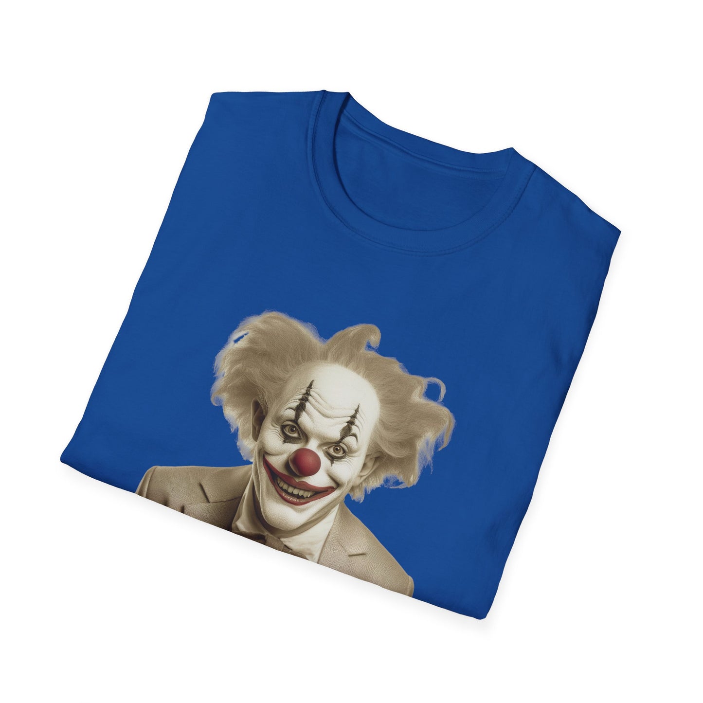 Clown Shirt, T Shirt with Clown, Funny Man Shirt, Tee Shirt with Funny Man, Circus Shirt, Shirt with Circus, Scary Man Shirt, Shirt with Scary Man