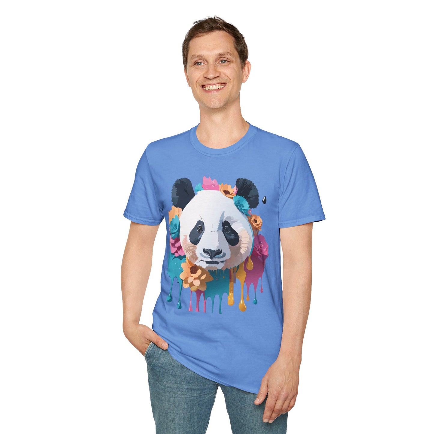 Panda Shirt, T Shirt with Panda, Animal Shirt, Tee Shirt with Animals