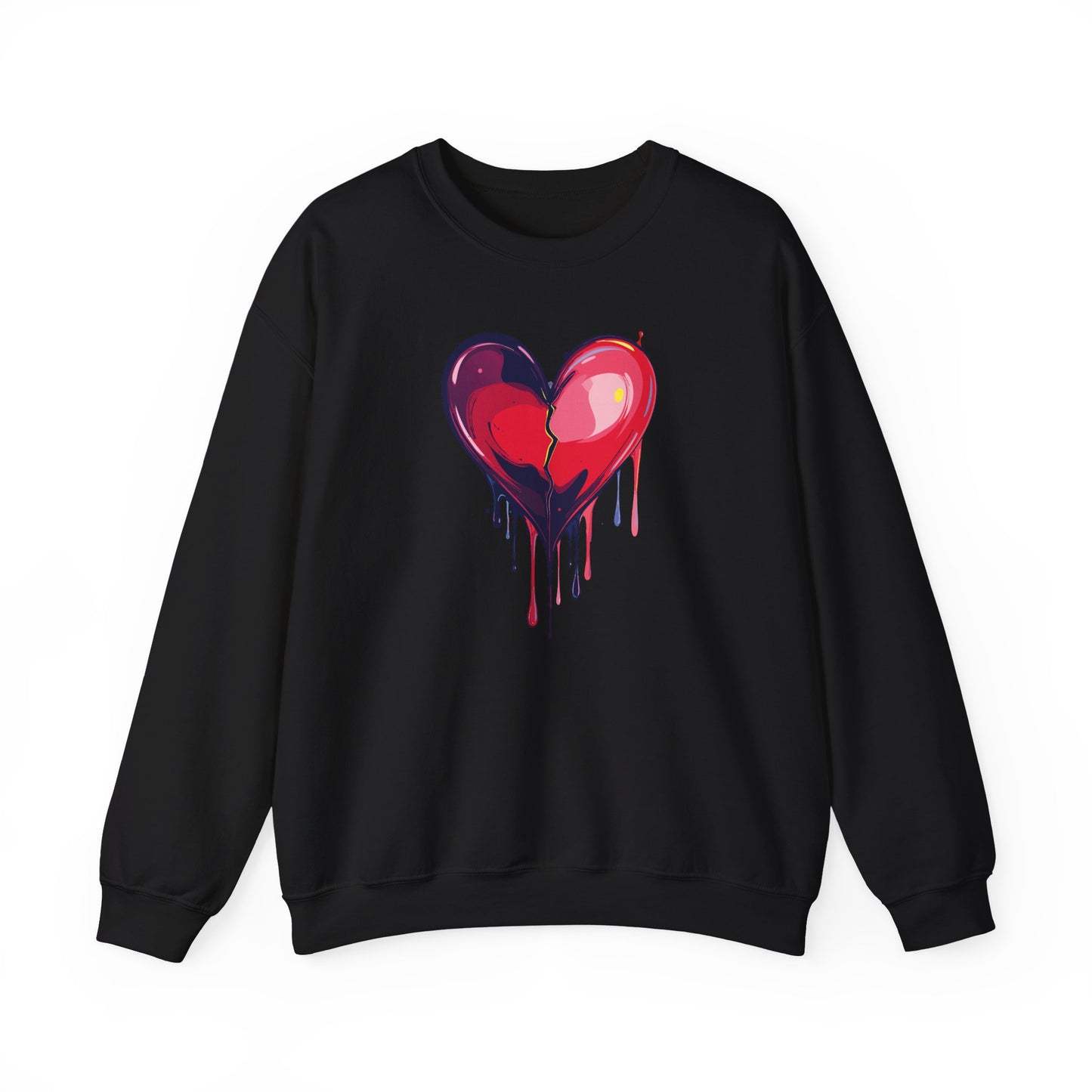 Big Red Heart Sweatshirt, Floral Red Heart Sweatshirt, Floral Love Sweatshirt, Valentine's Day Sweatshirt, Heart Floral Sweatshirt 118