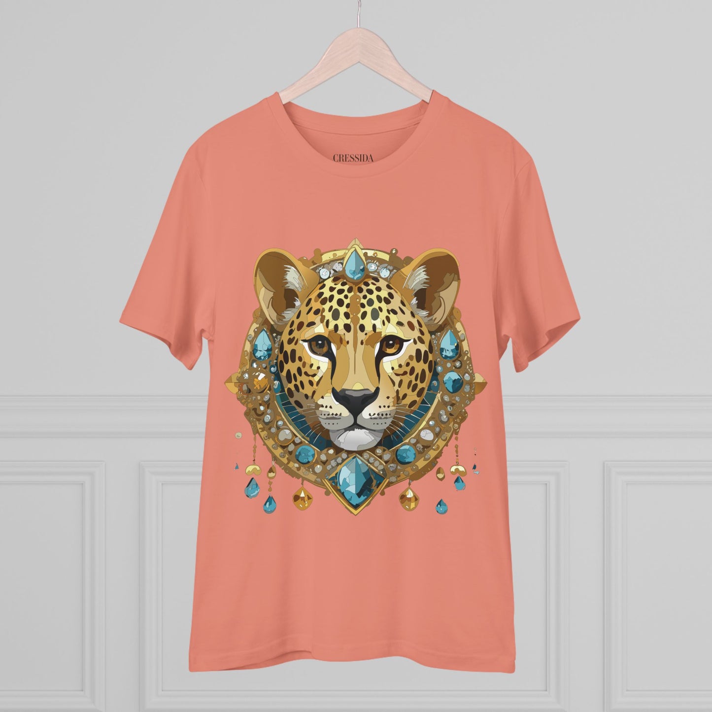 Organic T-shirt with Animals - Cheetah