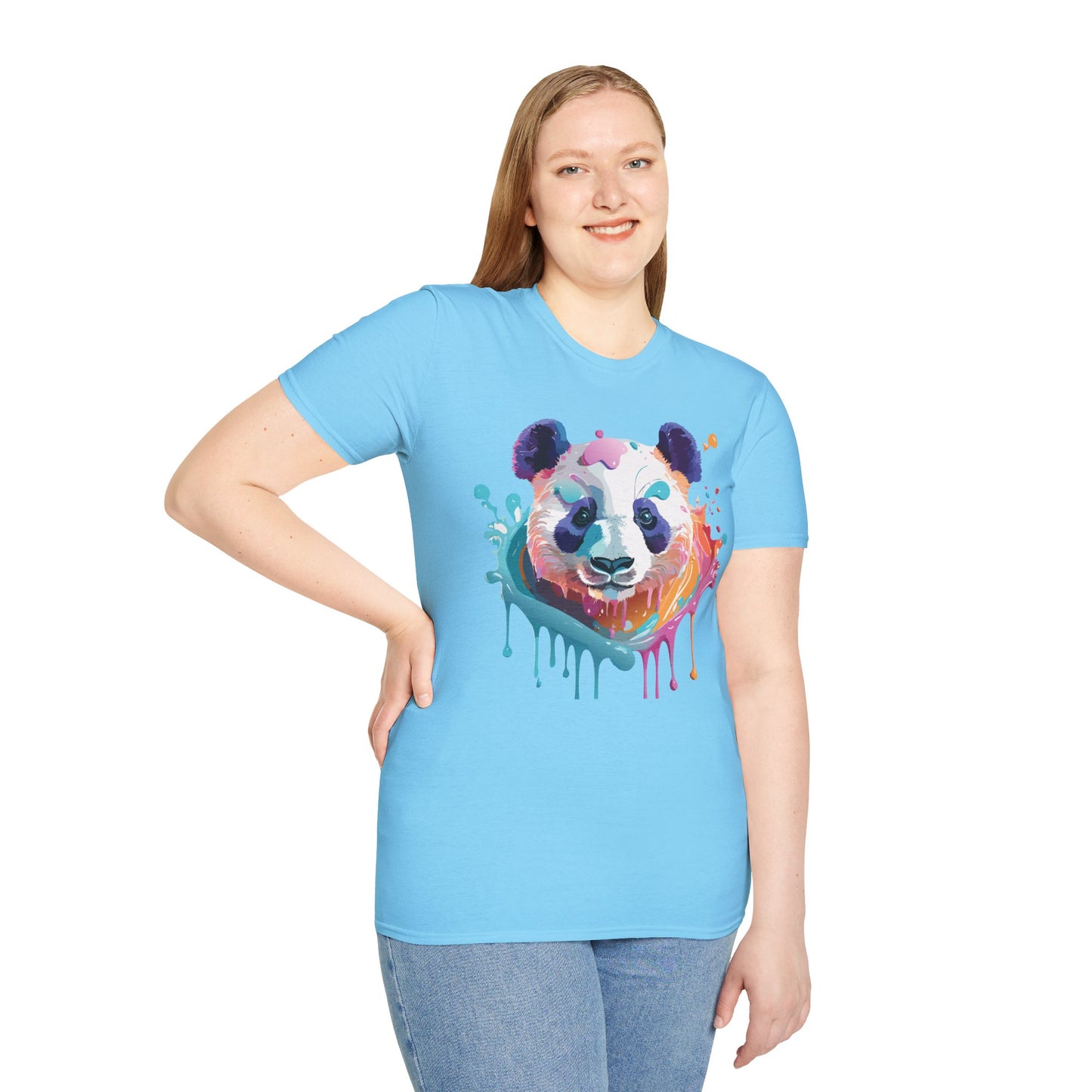 Panda Shirt, T Shirt with Panda, Animal Shirt, Tee Shirt with Animals