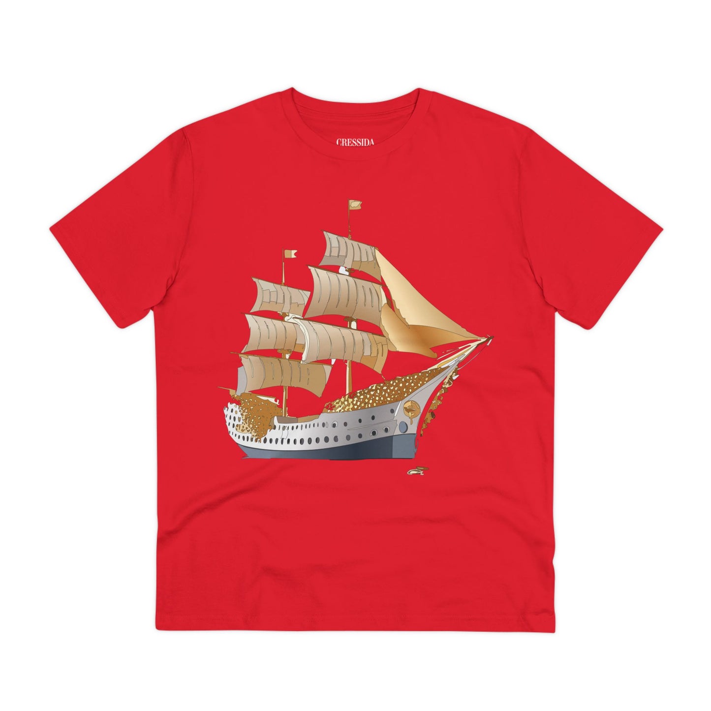 Bio T-Shirt mit Schiff