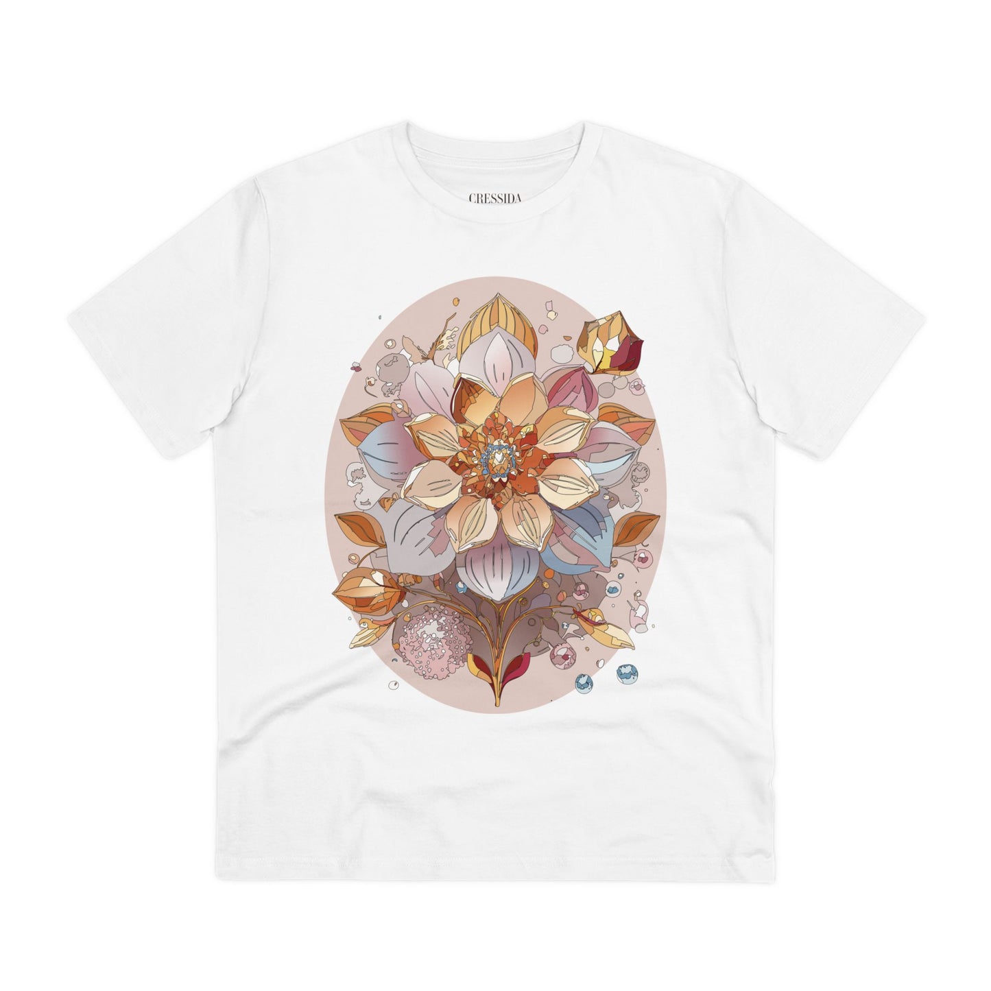 Organic T-shirt with Flower