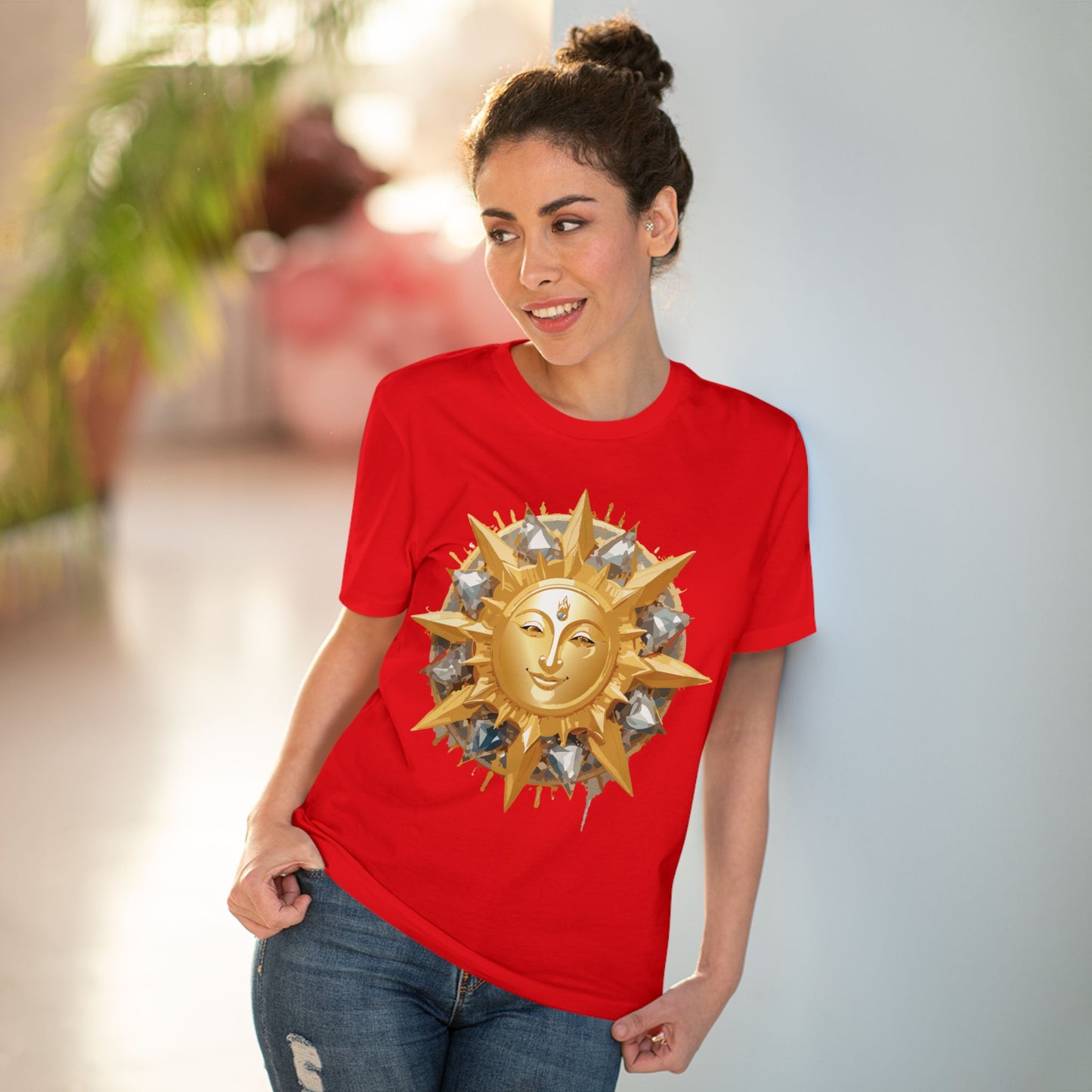 Organic T-shirt with Sun